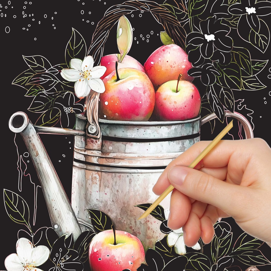 6 Kaleidoscope Etch Art: Cottagecore - Book, 6 of 7