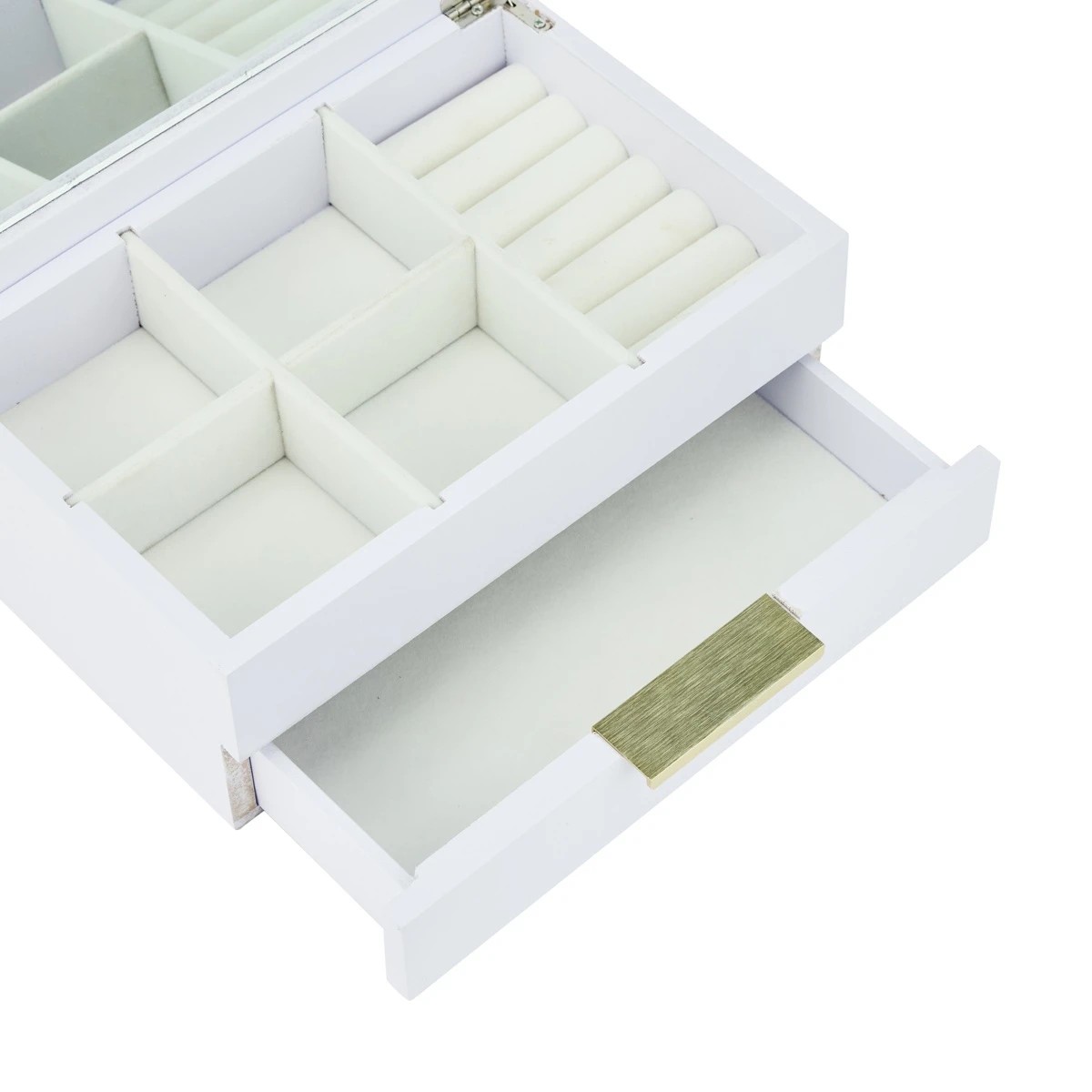 7 2 Tier Lilac Jewellery Box, 7 of 9