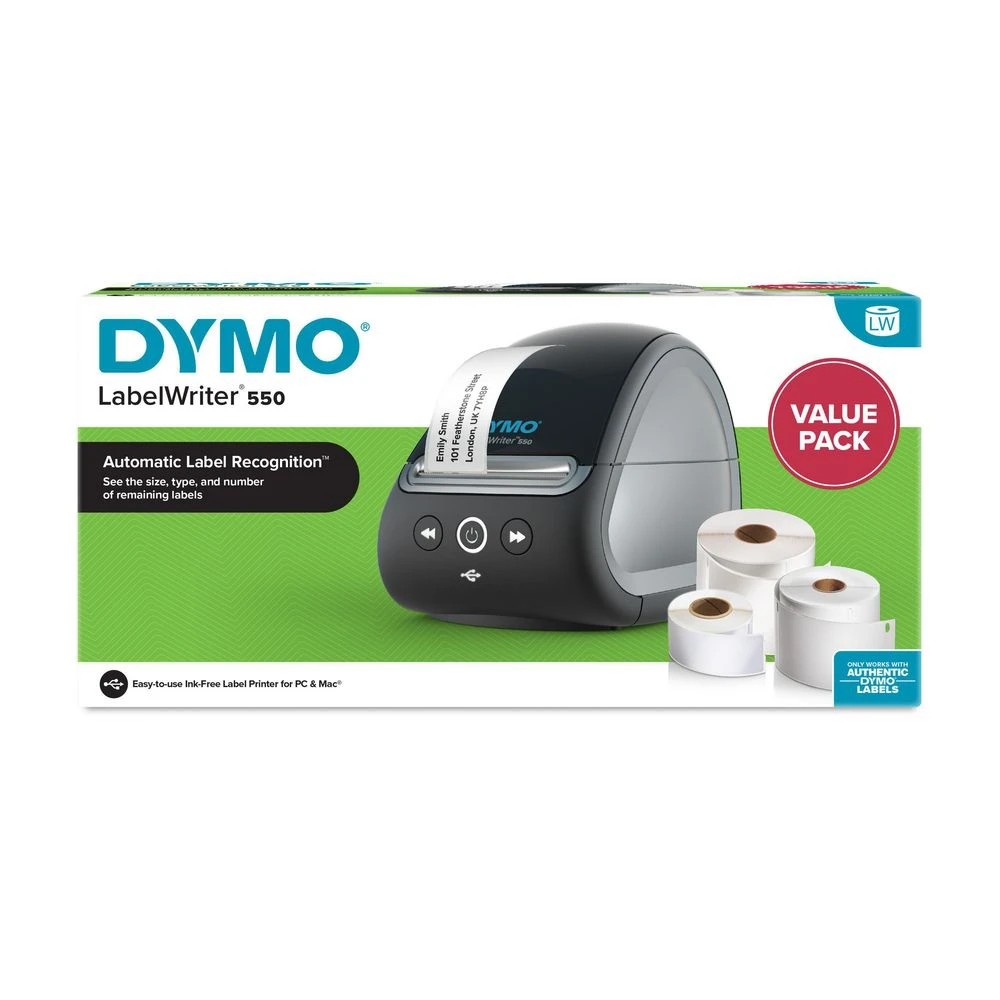 2 Dymo LabelWriter 550 Label Printer Value Pack, 2 of 9