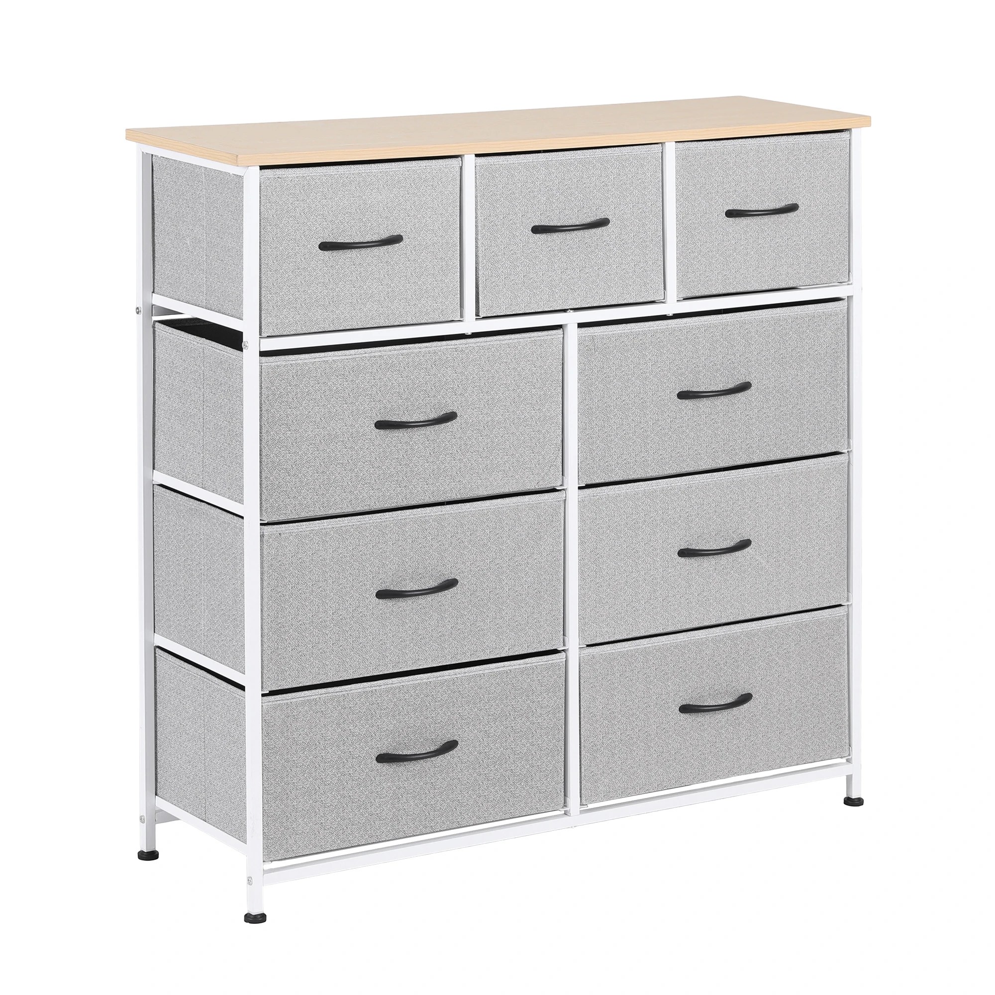 1 Artiss Chest of 9 Drawers Storage Dresser Tallboy - Multi, 1 of 5