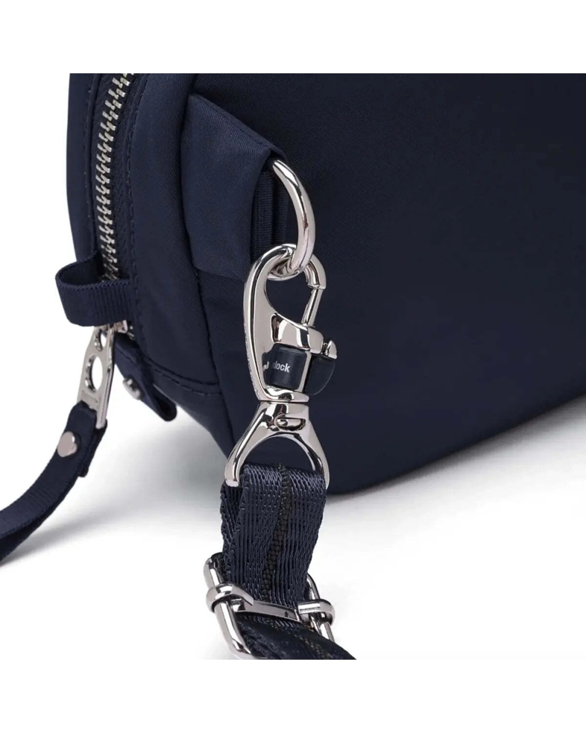 6 Pacsafe W Anti-Theft RFID Blocking Slashguard Micro Travel Sling Bag Navy - Blue, 6 of 7