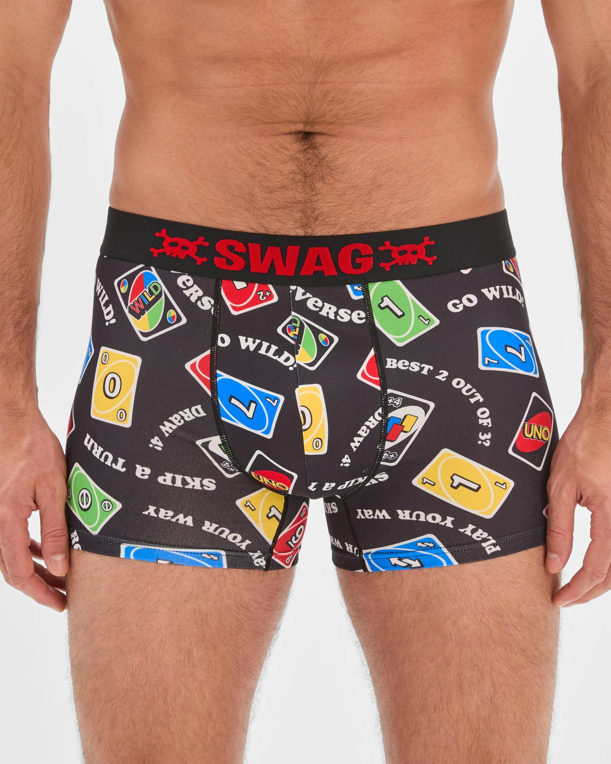 3 Swag Licensed Trunks - UNO BLACK, 3 of 4