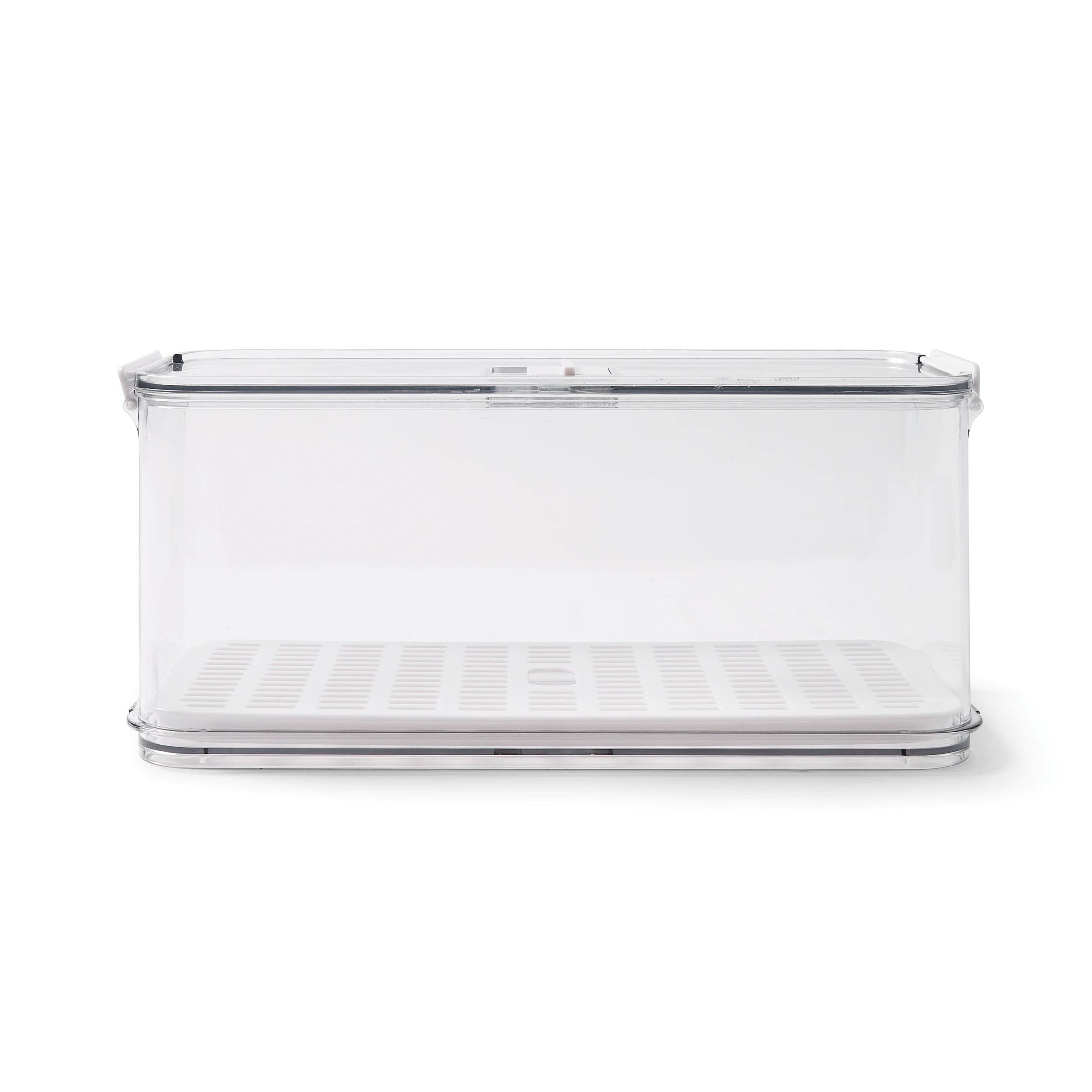 4 6L Fridge Storage - Clear and White, 4 of 8