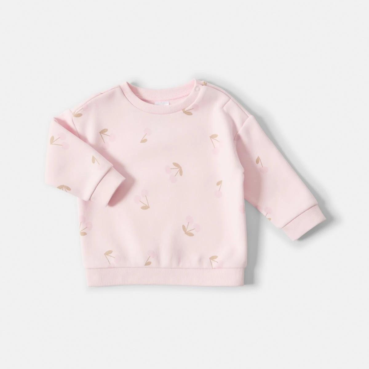1 Drop Shoulder Sweatshirt Pnk Chry, 1 of 3