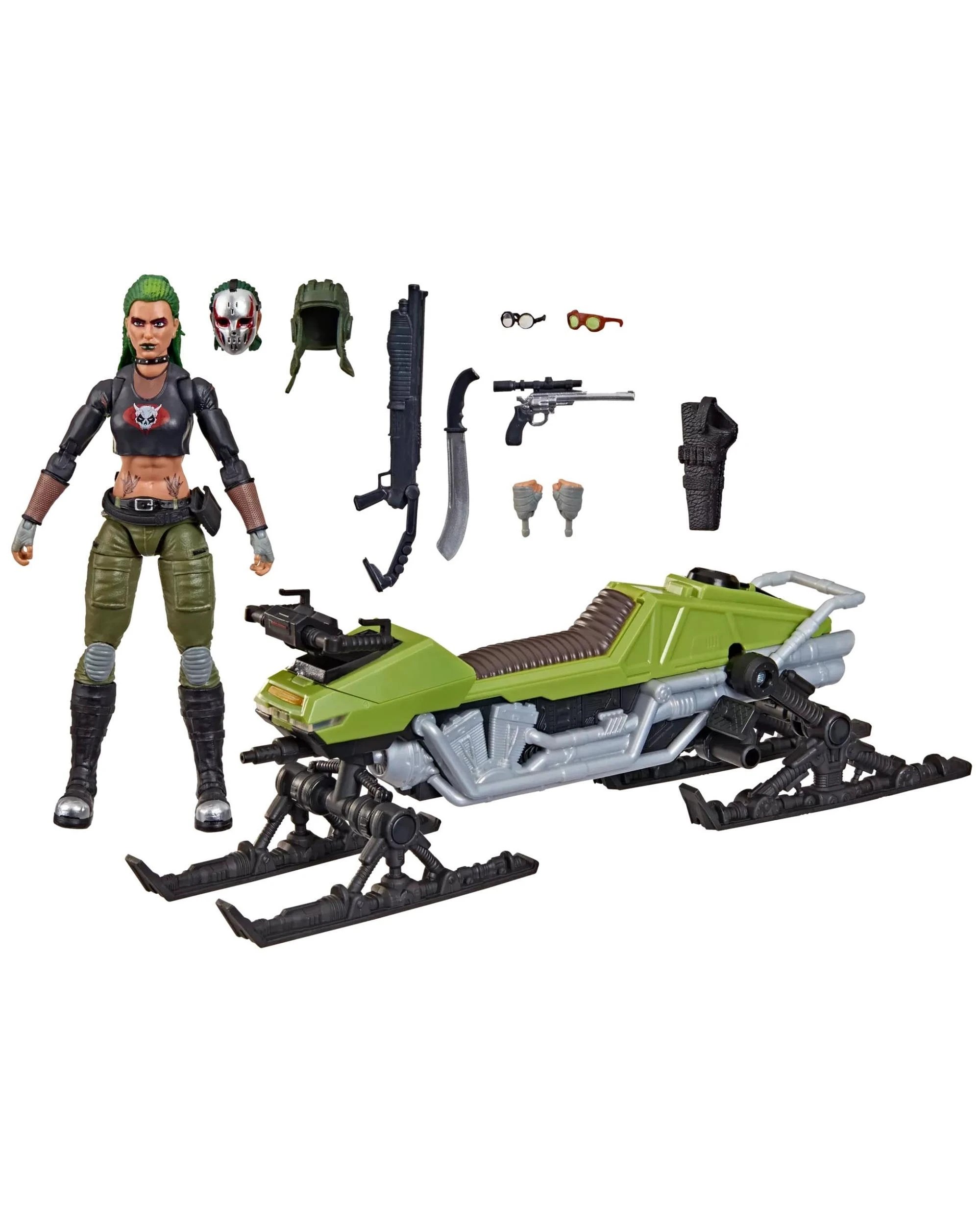 3 G.I. Joe Classified Series #194, Zanya and Dreadnok Chameleon - Swamp Skier -  Vehicle, 3 of 4