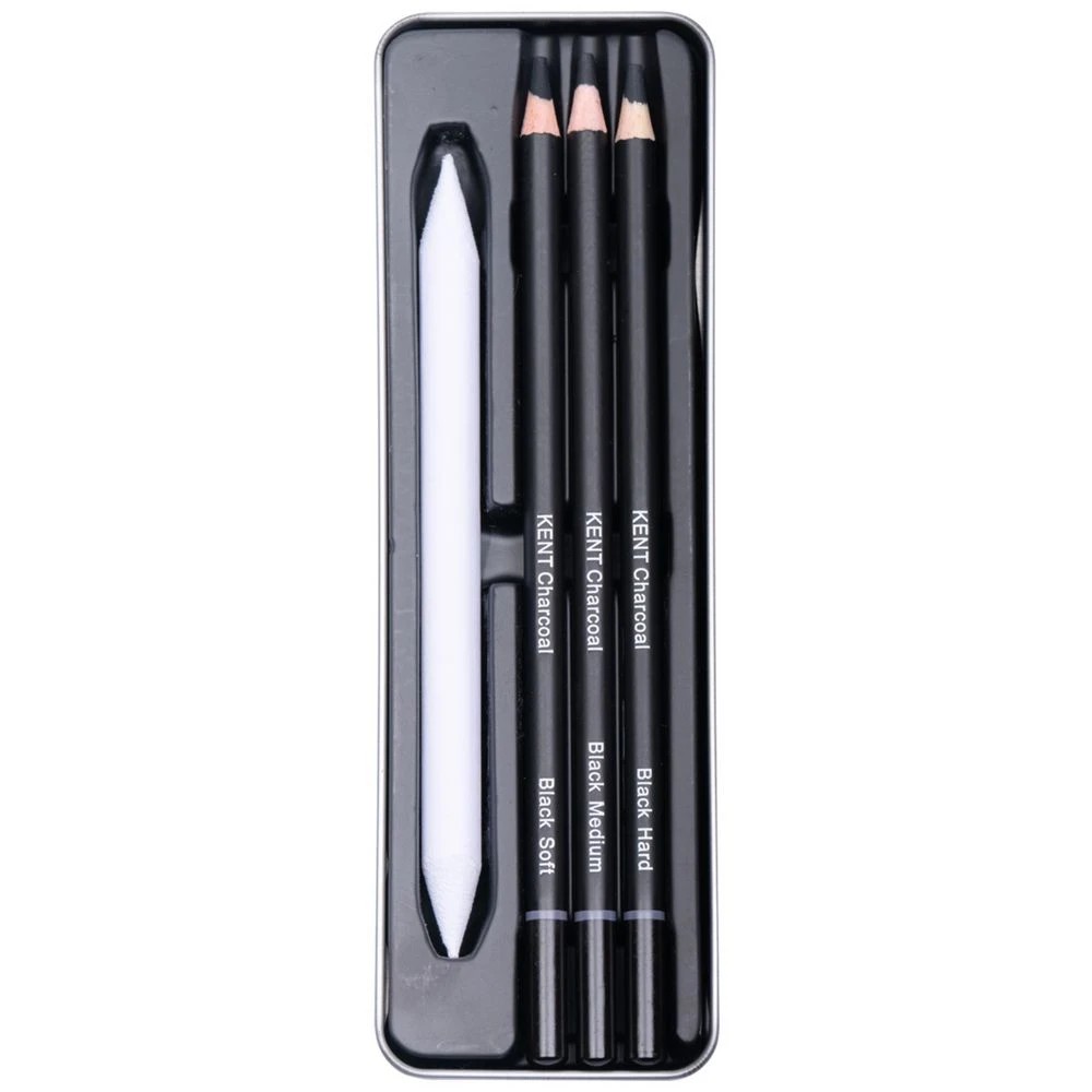 1 Kent Essentials Charcoal Sketching Set 4 Piece, 1 of 4