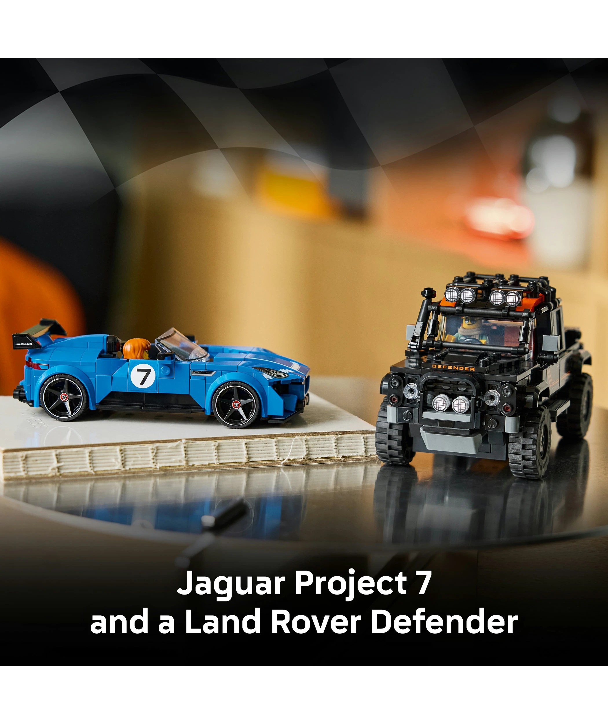 4 LEGO Speed Champions Jaguar Project 7 & Land Rover Defender 77264, 4 of 10
