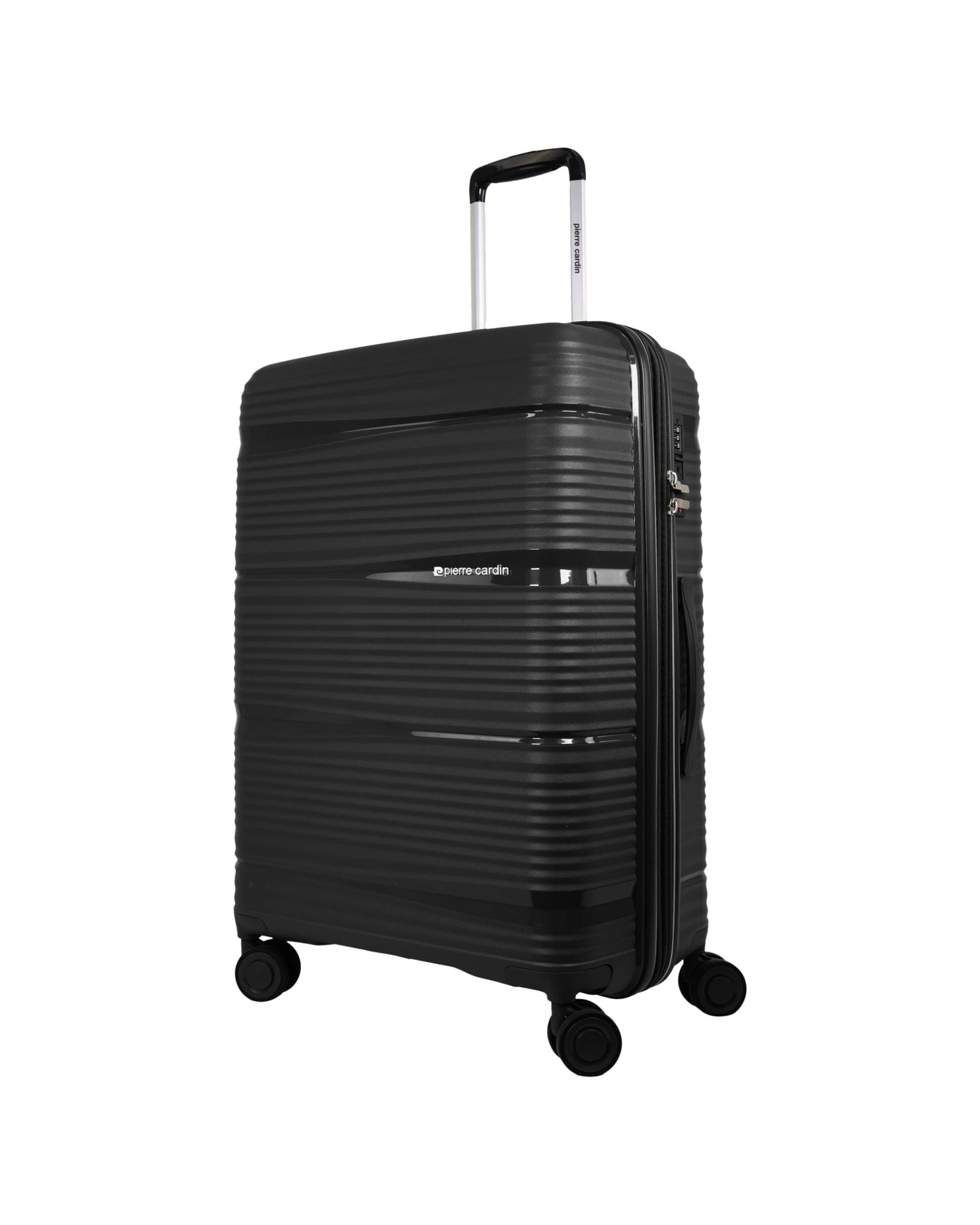 1 Pierre Cardin Normandy Medium 117L Hard Shell Case Suitcase Travel Luggage - Black, 1 of 4