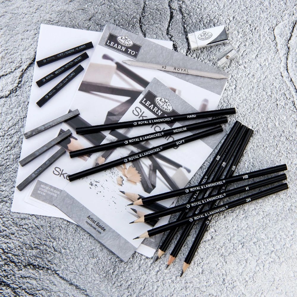 9 Royal & Langnickel Learn To Sketch Set 31 Pieces, 9 of 9