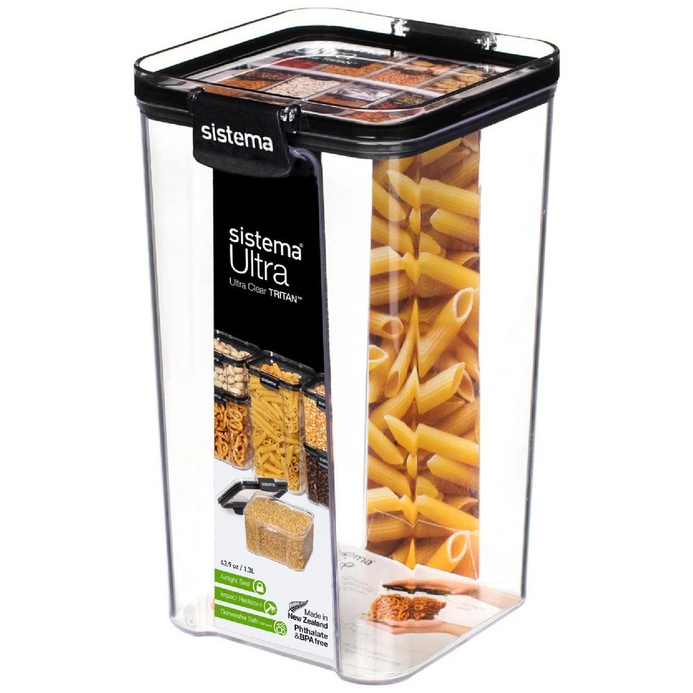 1 Sistema Ultra Square Tritan Plastic Container 1.3L, 1 of 1