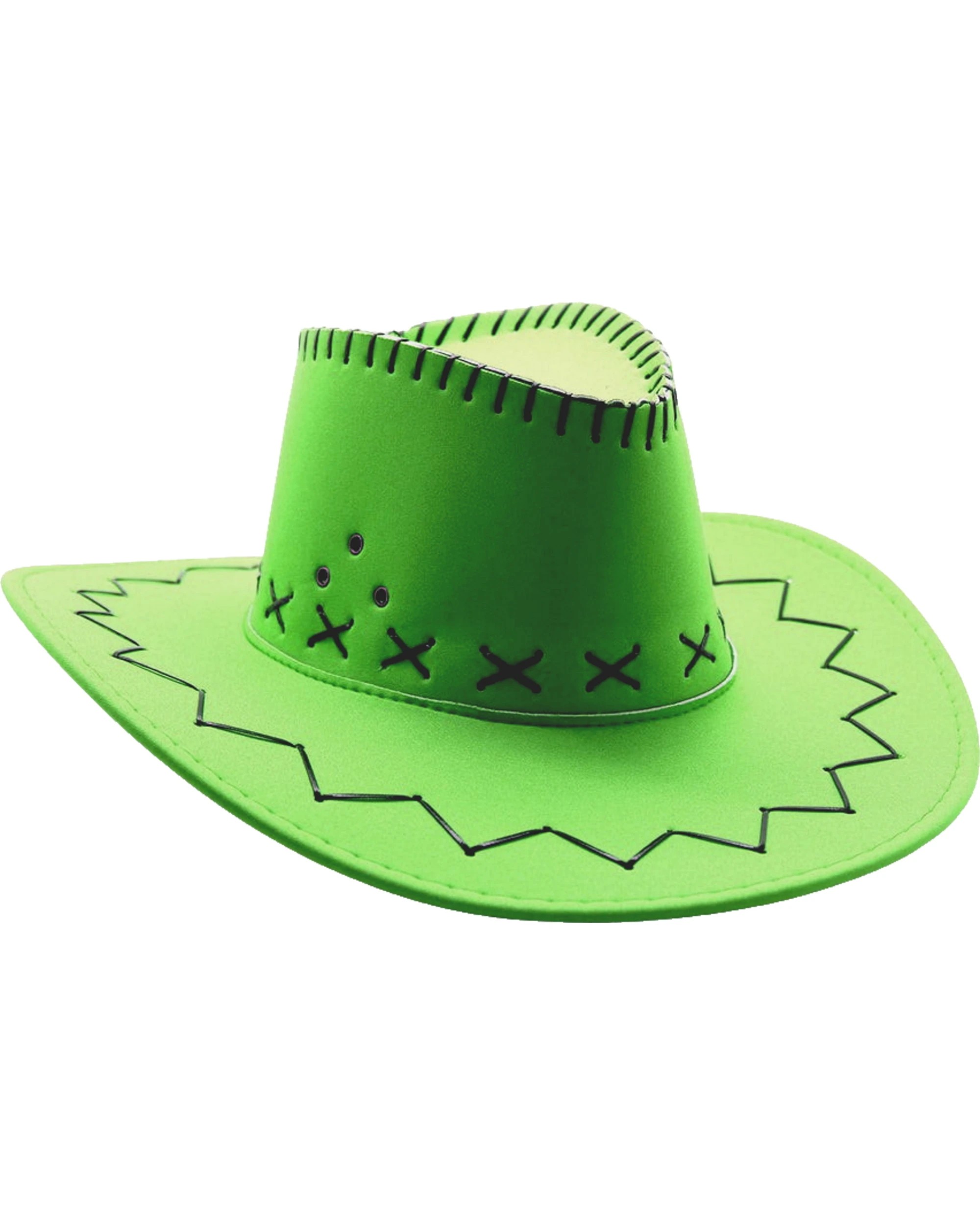 1 Partyrama Adult Outback Cowboy Hat - Green, 1 of 1