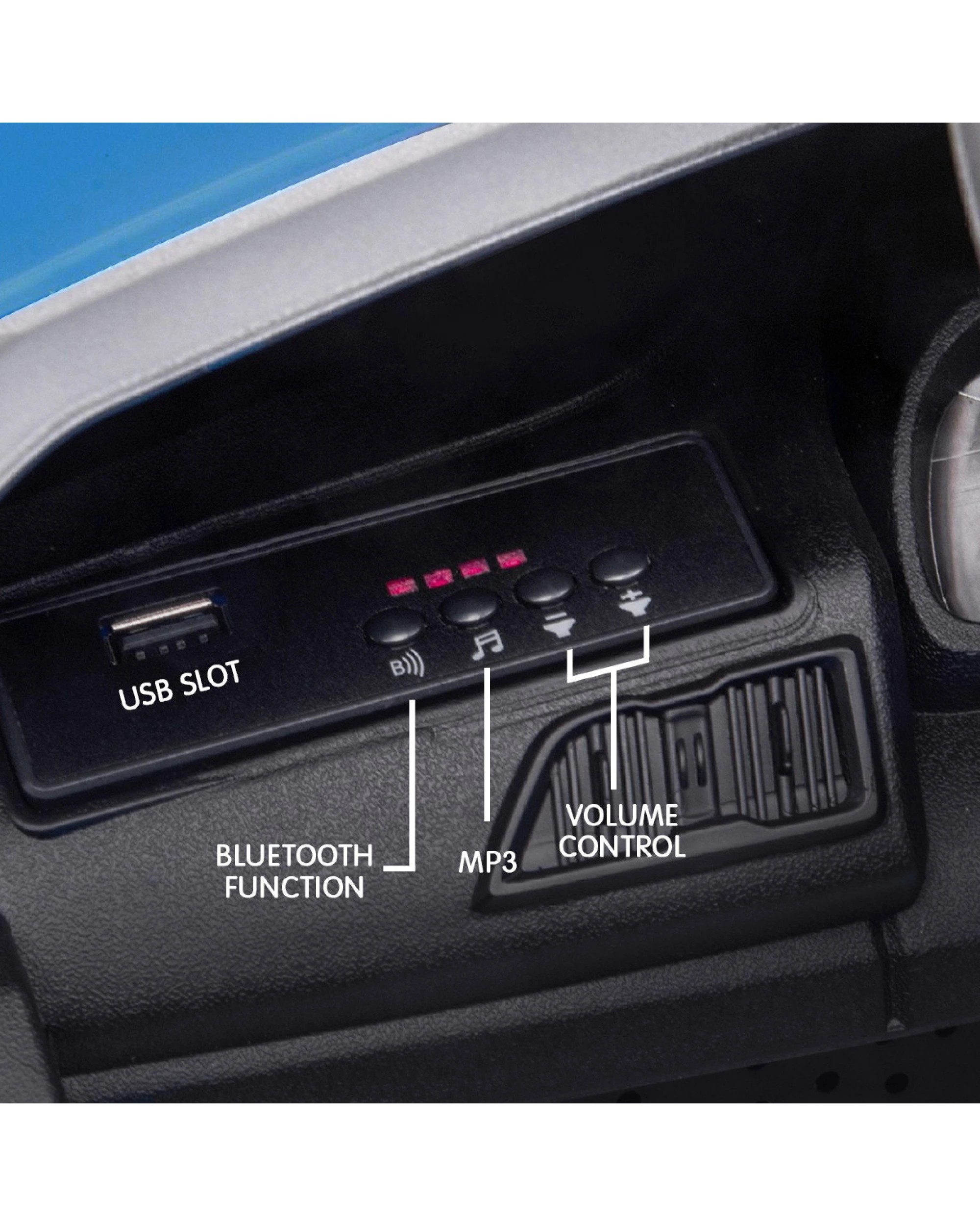 9 Kahuna Audi Sport Licensed Kids Electric Ride On Car Remote Control Blue, 9 of 10