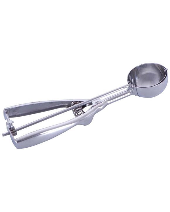 Avanti Stainless Steel 6cm Mechanical Ice Cream Scoop Heavy Duty Dishwasher Safe - Silver
