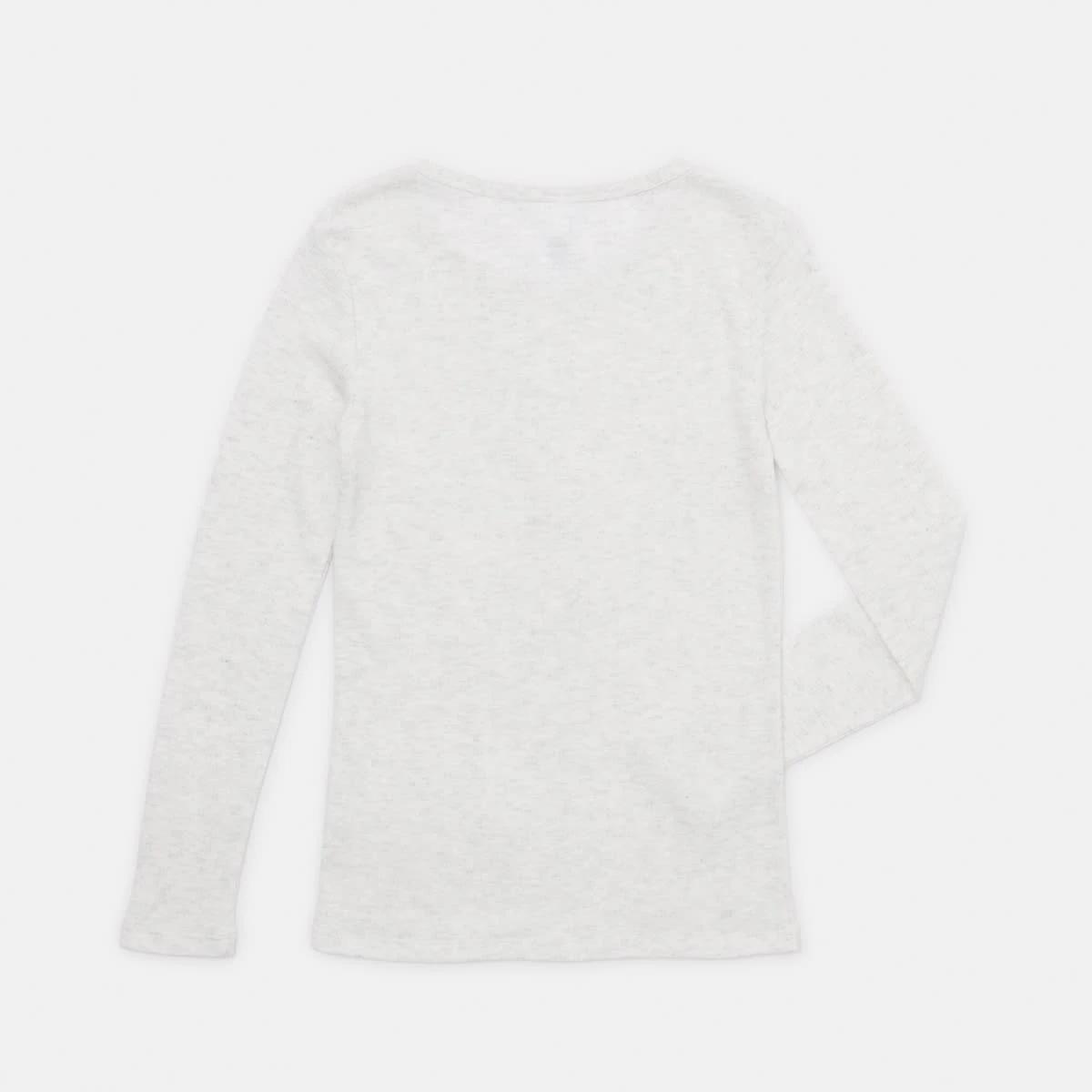 3 2 Pack Long Sleeve Brushed Thermal Top Pnk Solid, 3 of 8