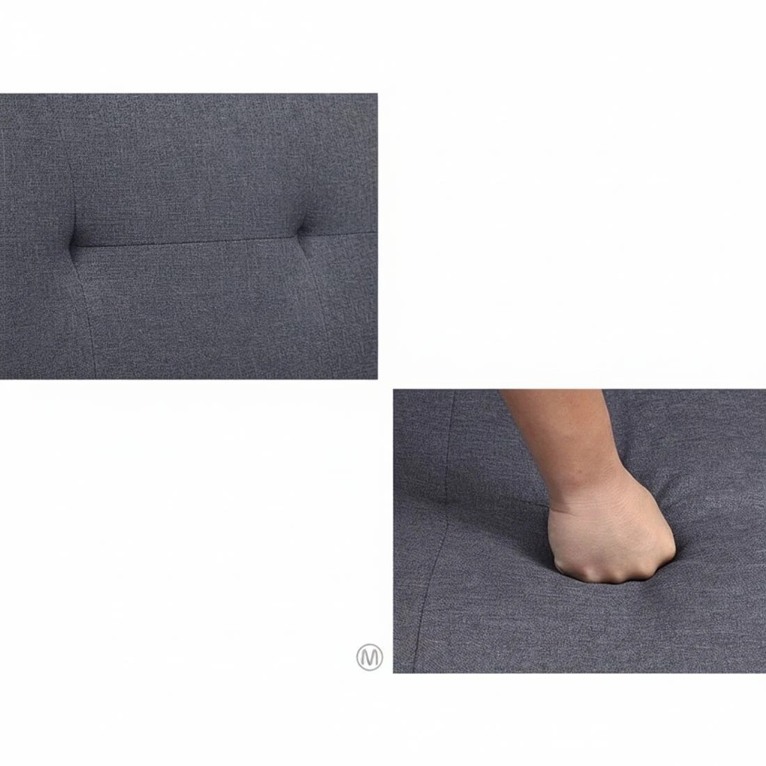 5 Artiss Sofa Bed 175CM Dark  Fabric - Grey, 5 of 6