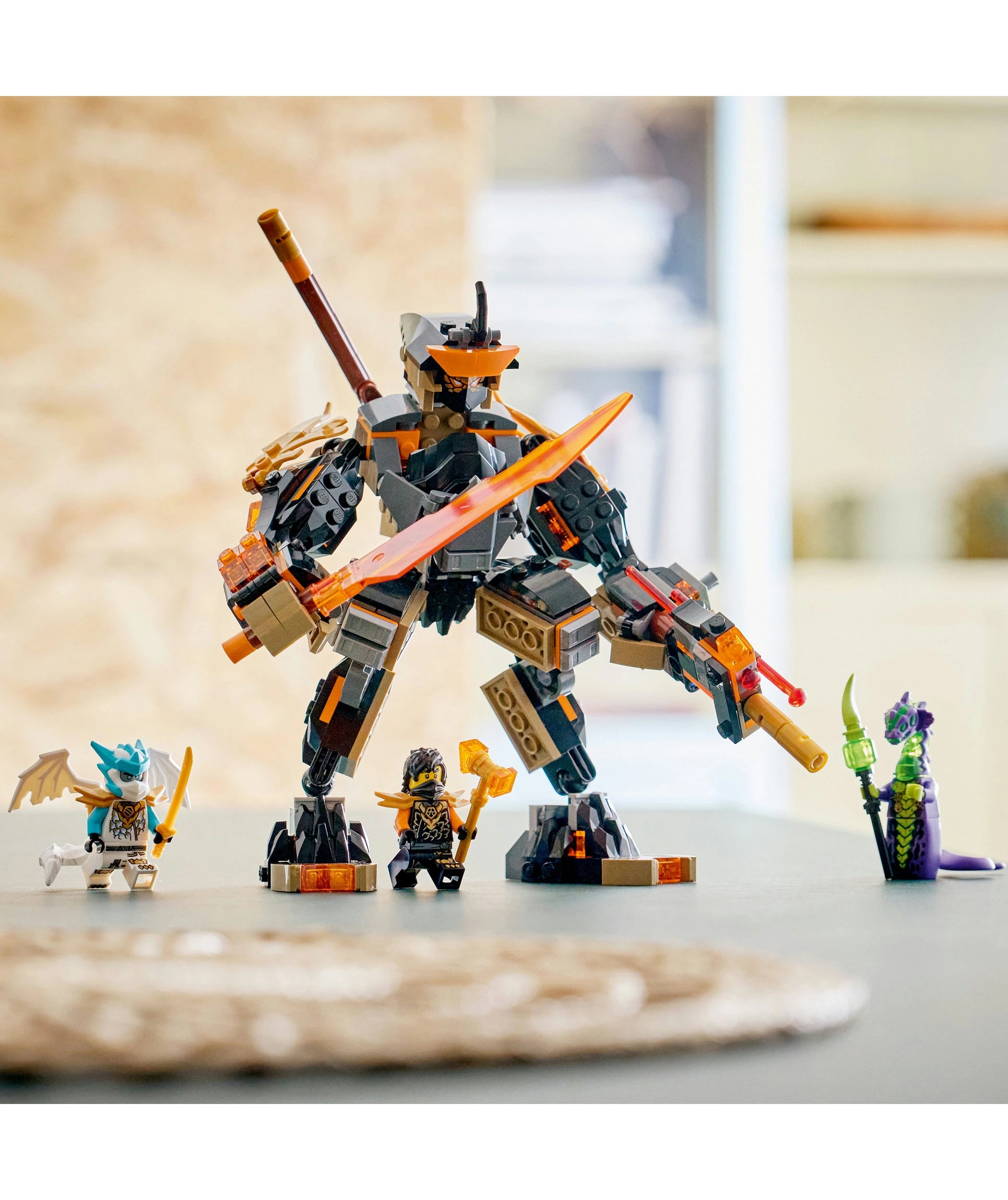 9 LEGO NINJAGO Cole's Mission Mech & Dragon Zane 71854, 9 of 10