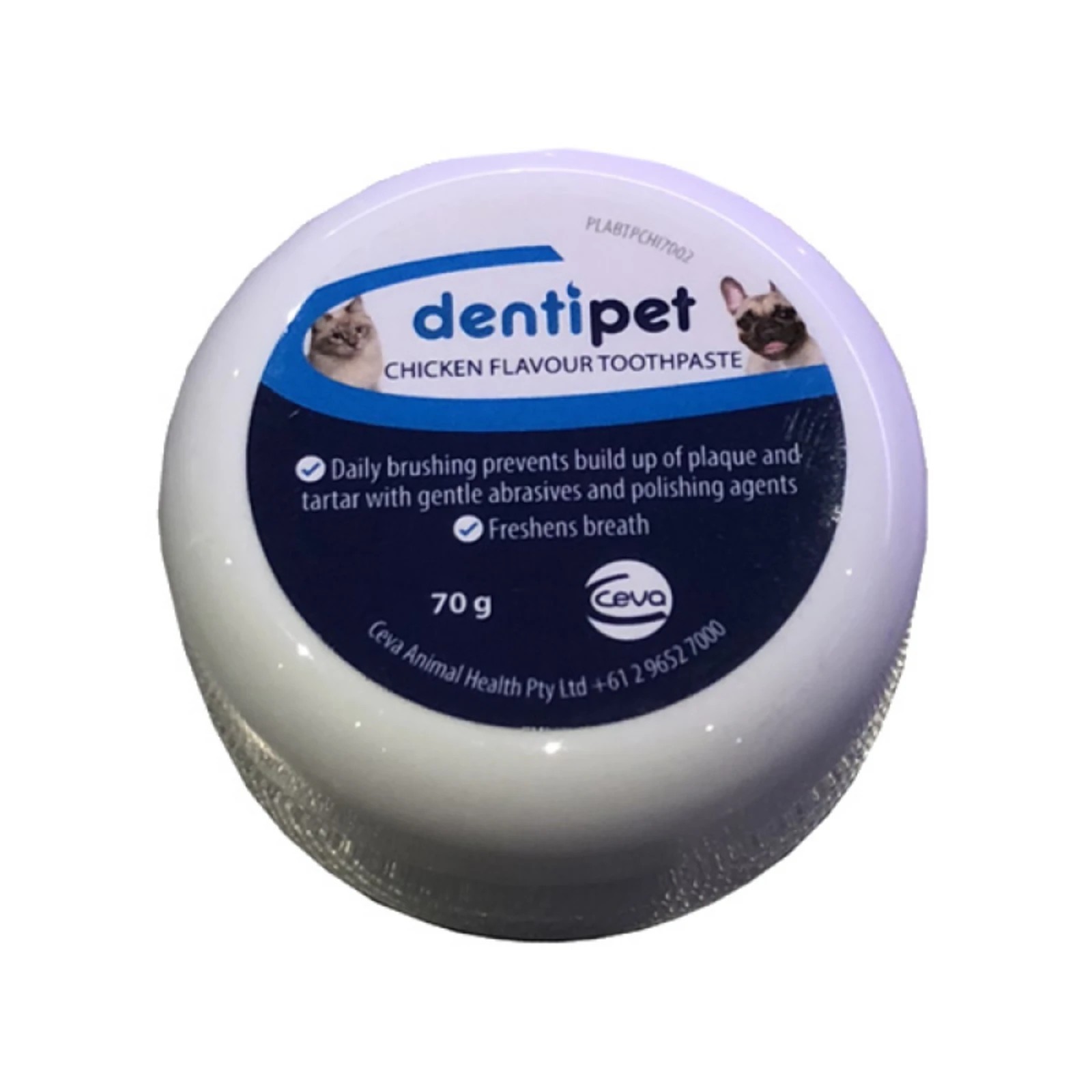 1 Dentipet Toothpaste (70g) For Dogs And Cats - Dentipet Chicken Flavoured Toothpaste, 1 of 2