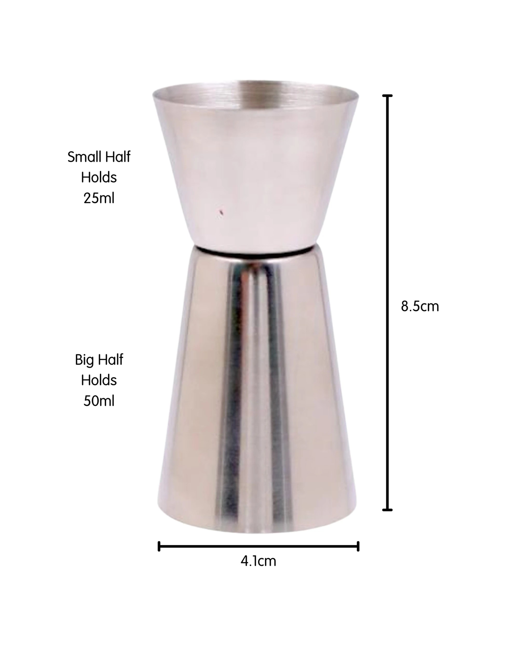 2 Spice Kitchen Stainless Steel Dual Measuring Cup - Silver, 2 of 4