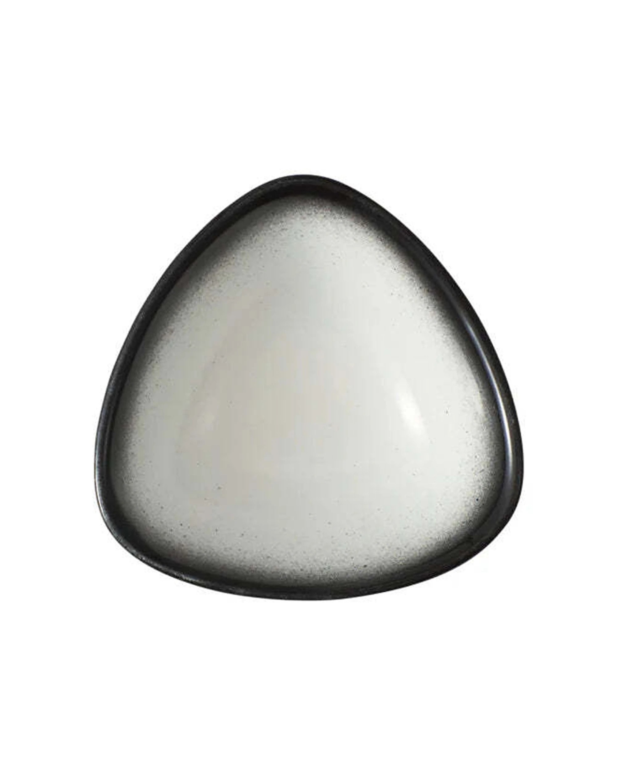 3 Maxwell & Williams Caviar Granite Triangle Sauce Bowl 10x3.5cm Porcelain Dinnerware, 3 of 3