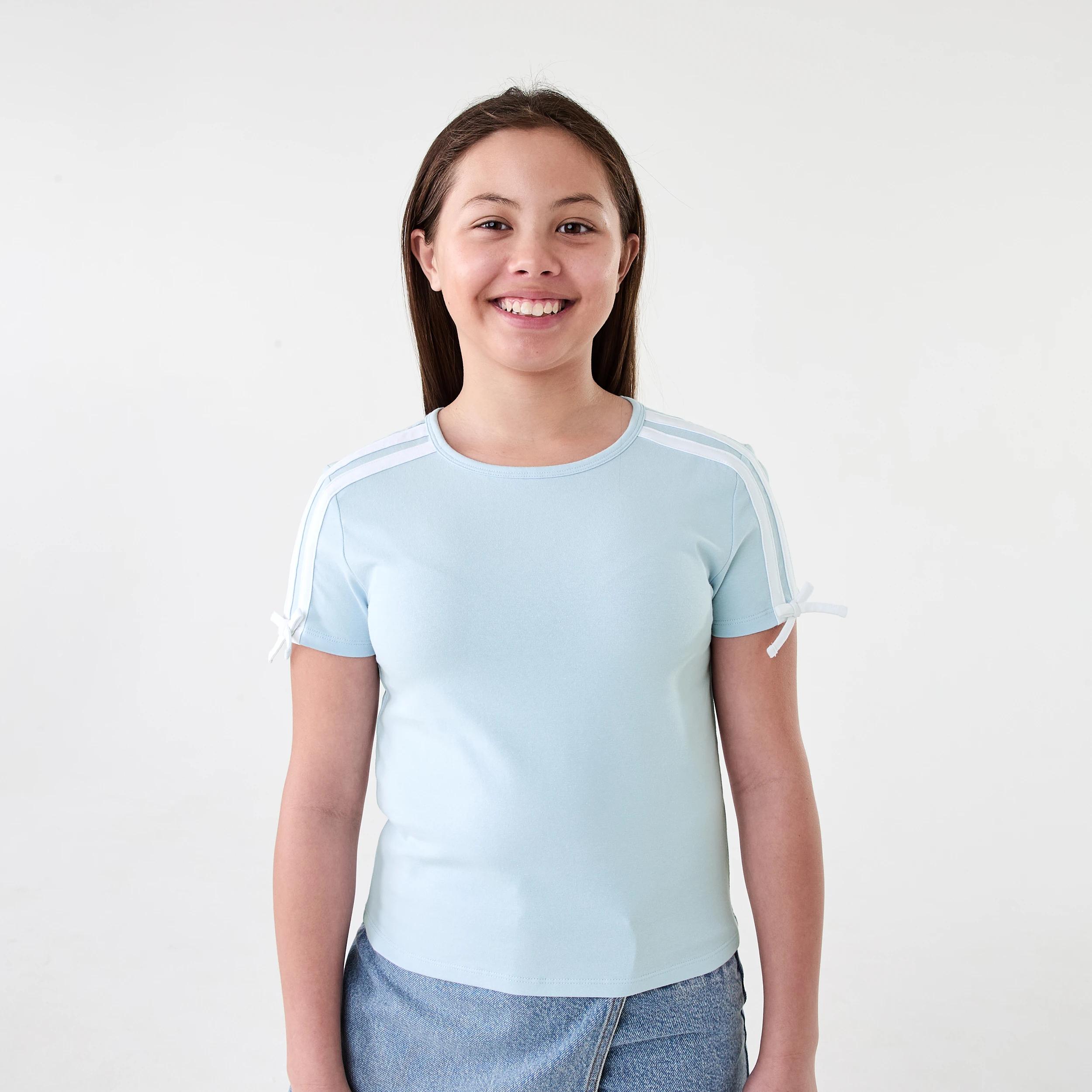 1 Short Sleeve Ringer T-shirt Ice Mist, 1 of 6
