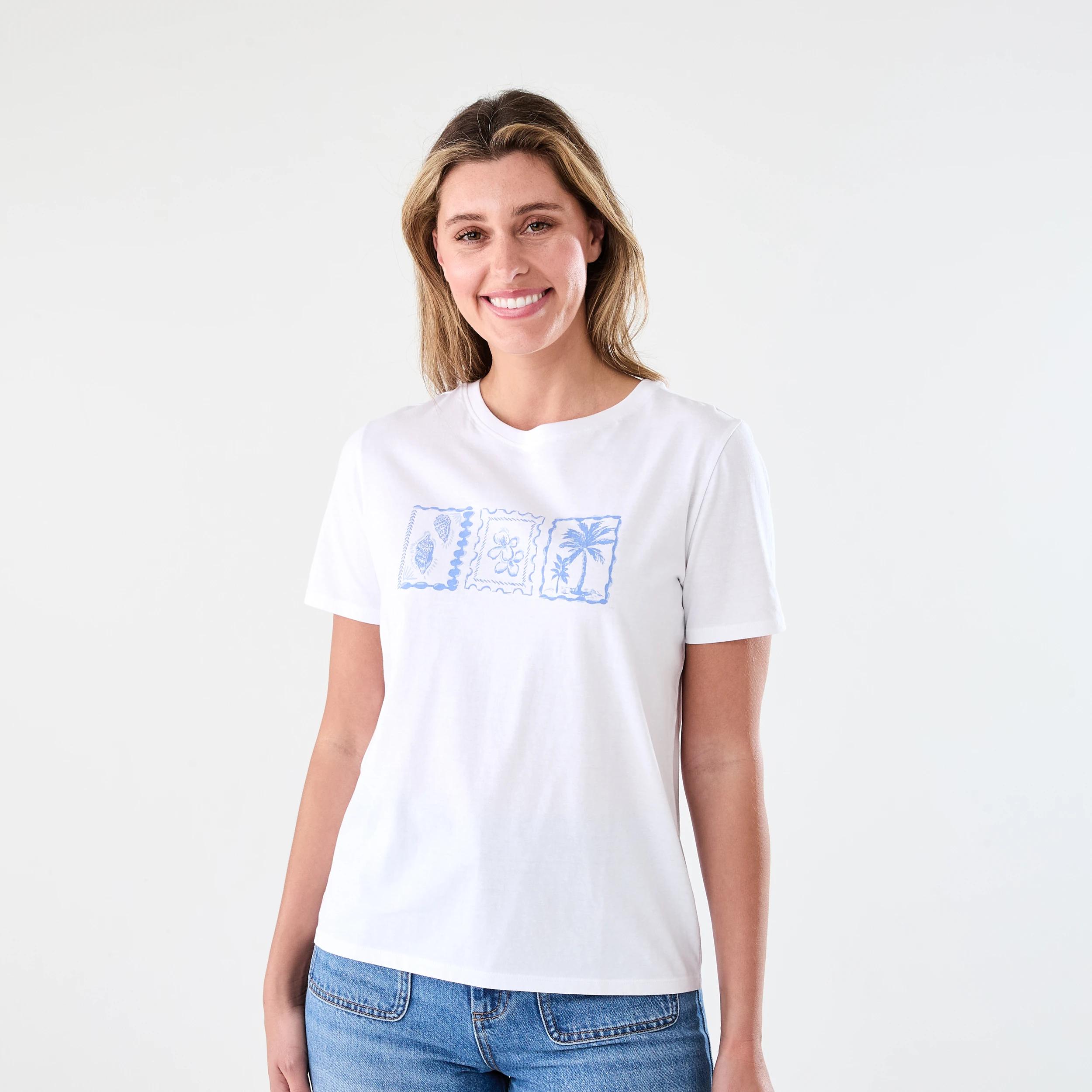 1 Short Sleeve Printed T-shirt Postcard, 1 of 5