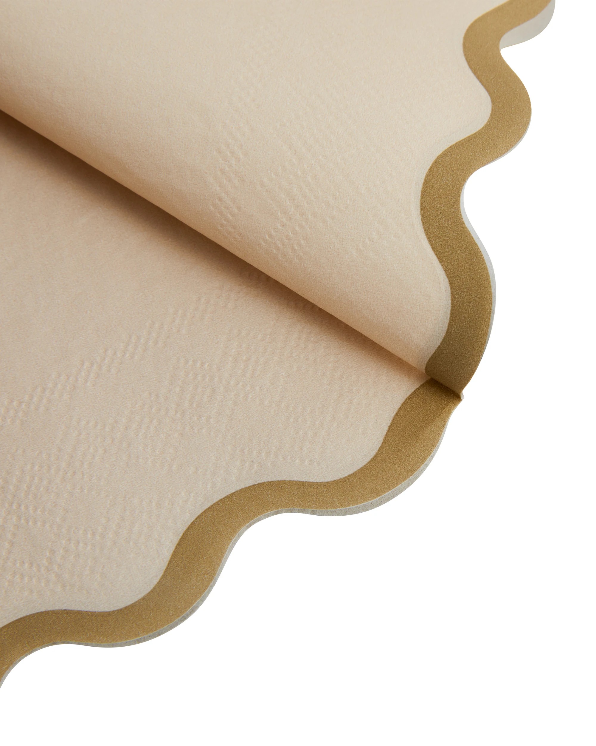 3 20 Piece Metallic Wavy Paper Napkins, 3 of 5