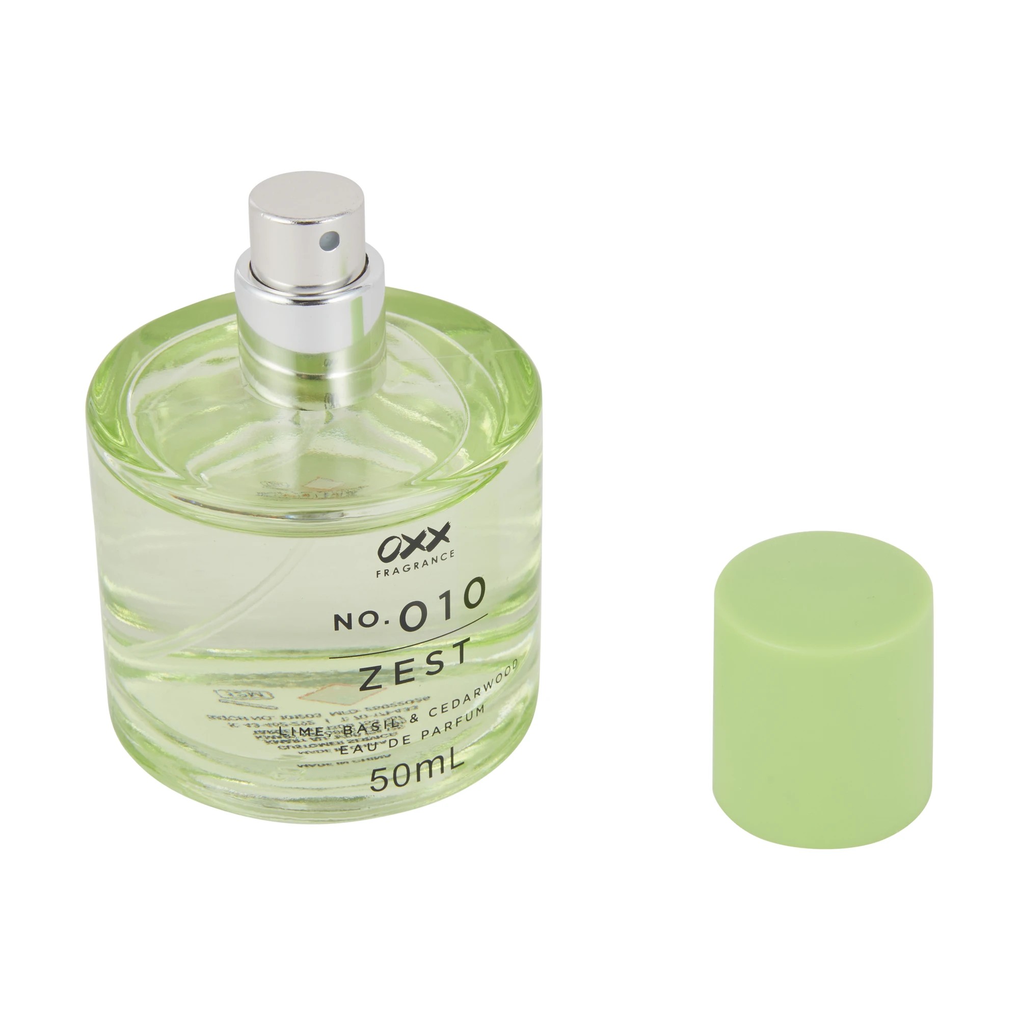 3 OXX Fragrance No. 010 Zest Eau De Parfum 50ml - Lime, Basil and Cedarwood, 3 of 7