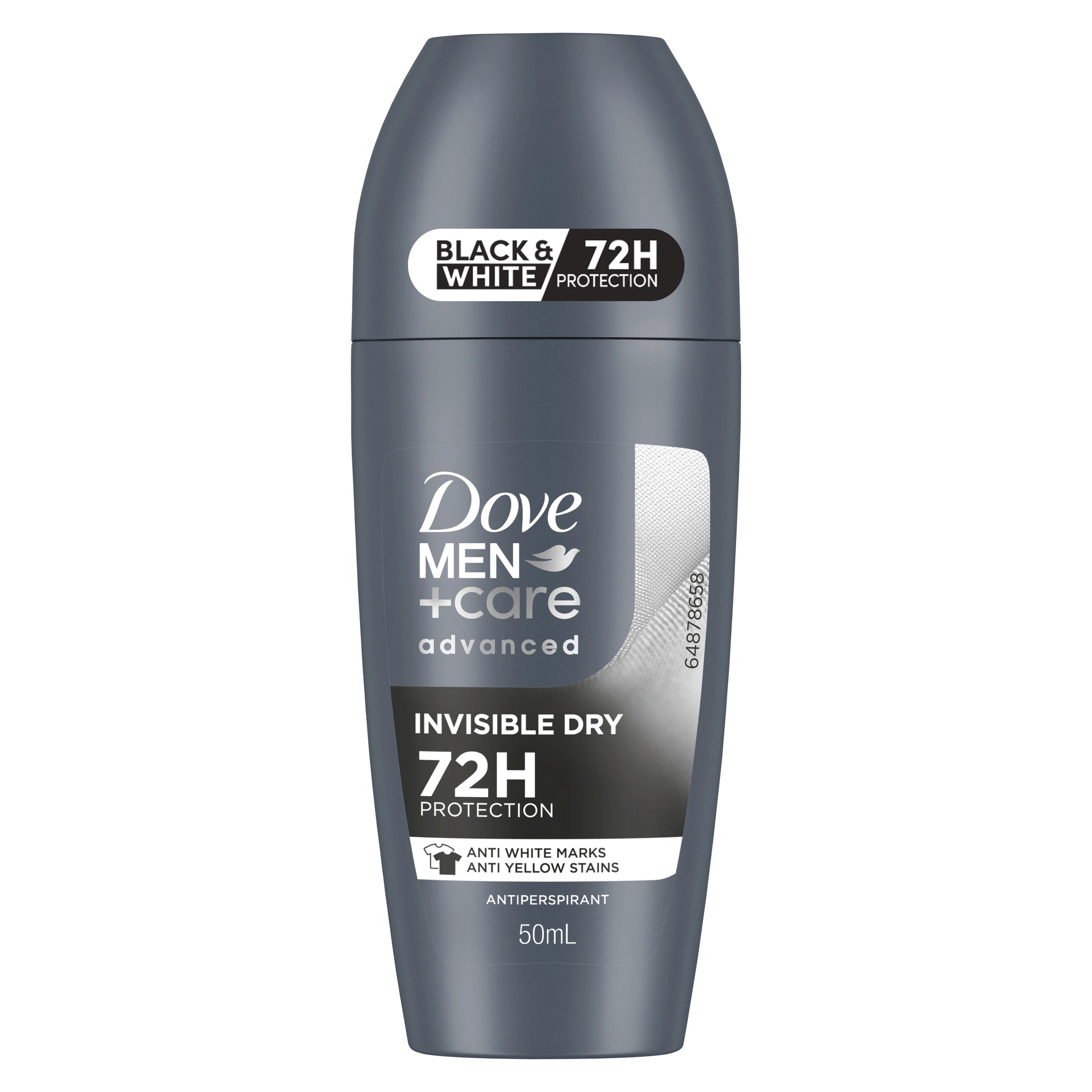 1 Dove Men + Care Advanced Invisible Dry Antiperspirant Deodorant Roll-On 50ml, 1 of 4