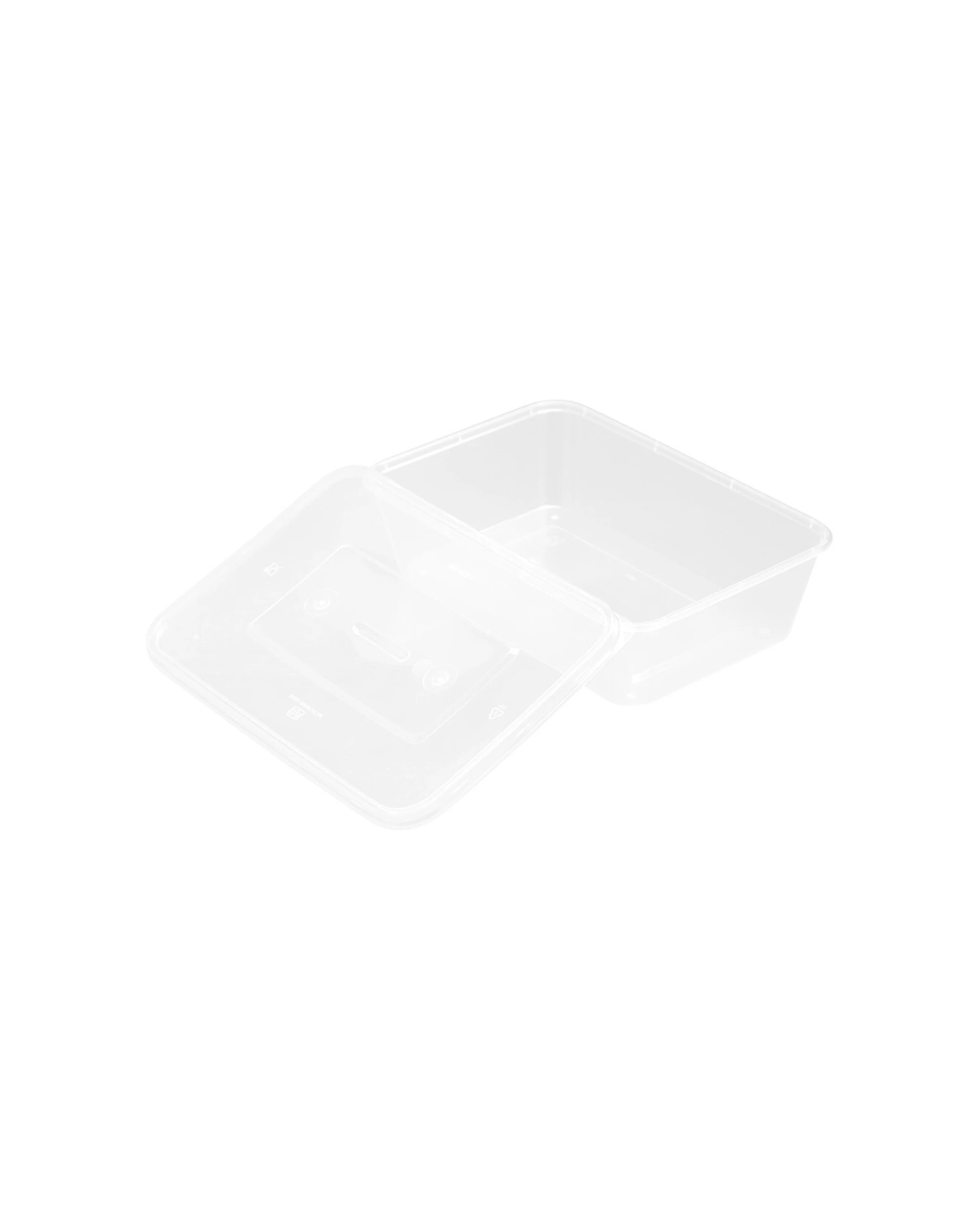 4 12pc Lemon & Lime Reusable Takeaway Food Storage Container Box Rectangular 650ml
 - Clear, 4 of 6