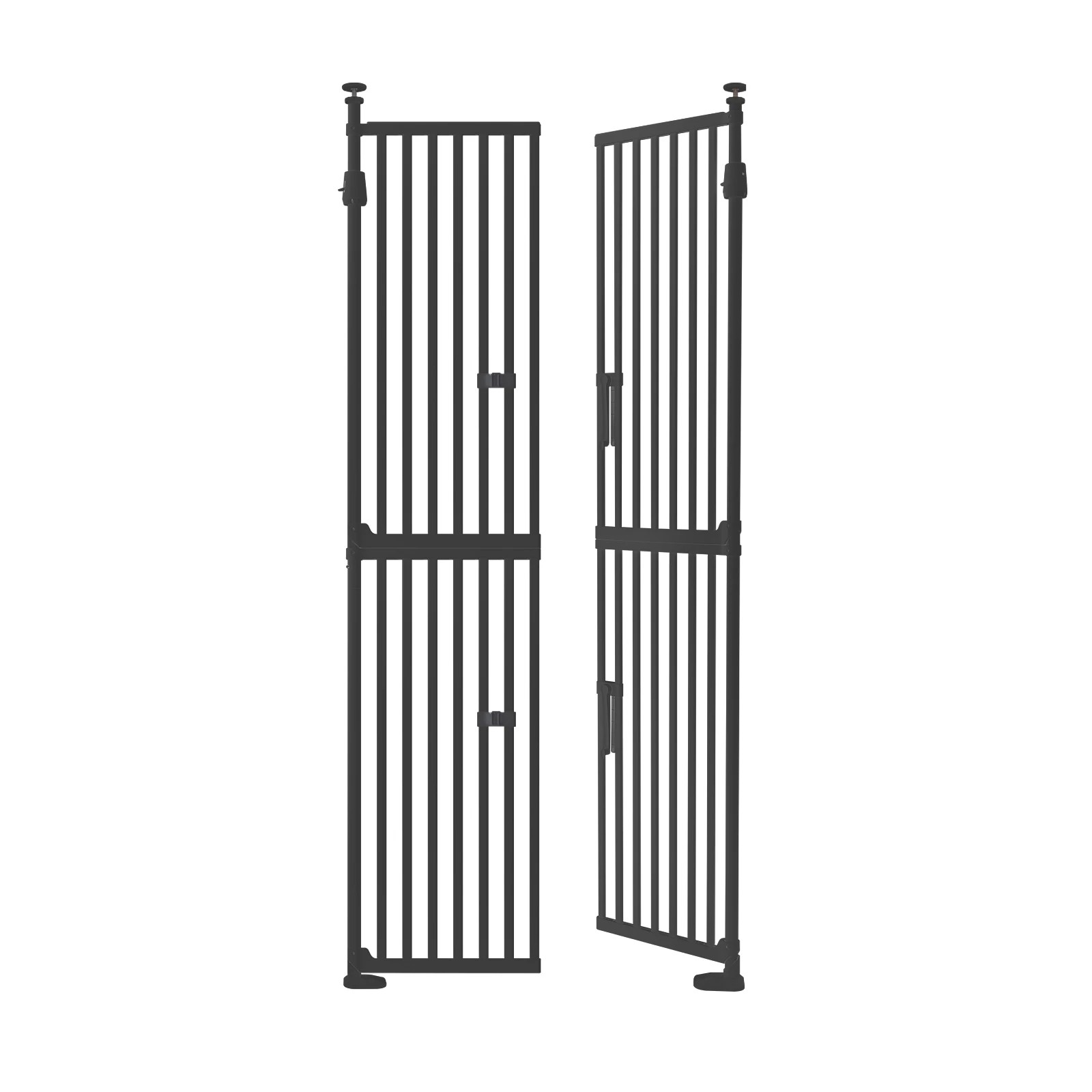 1 Pet Scene Retractable Safety Gate Pet Dog Cat Extra Tall Fence Enclosure, 1 of 4