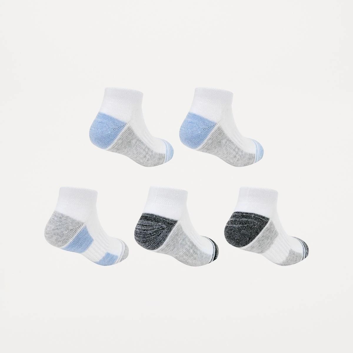 2 5 Pack Active Kids Low Cut Socks BLUES, 2 of 3