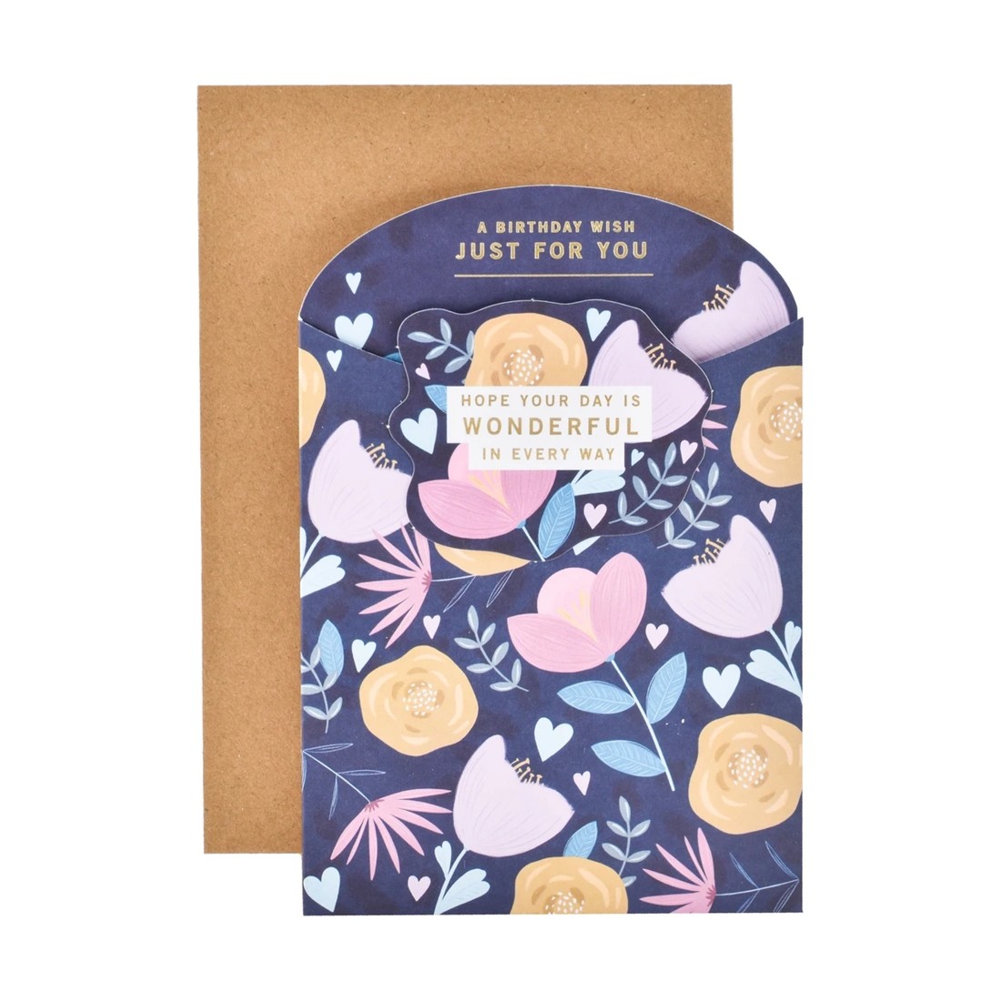 1 Hallmark Birthday Card - Wonderful Floral, 1 of 3