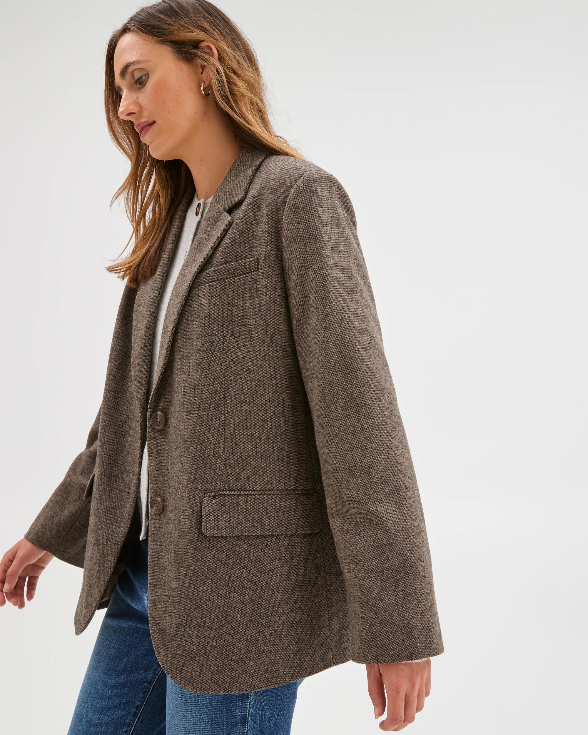 6 Target Woman Oversized Tweed Blazer TWEED, 6 of 8