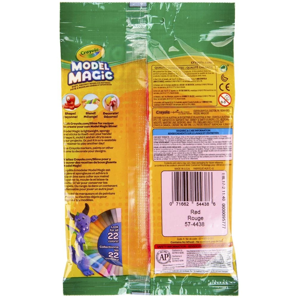 2 Crayola Model Magic Red 113g, 2 of 6