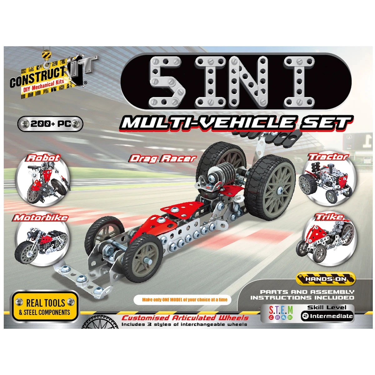 5 Constructit 5 In 1 Multi Vehicle Set, 5 of 8