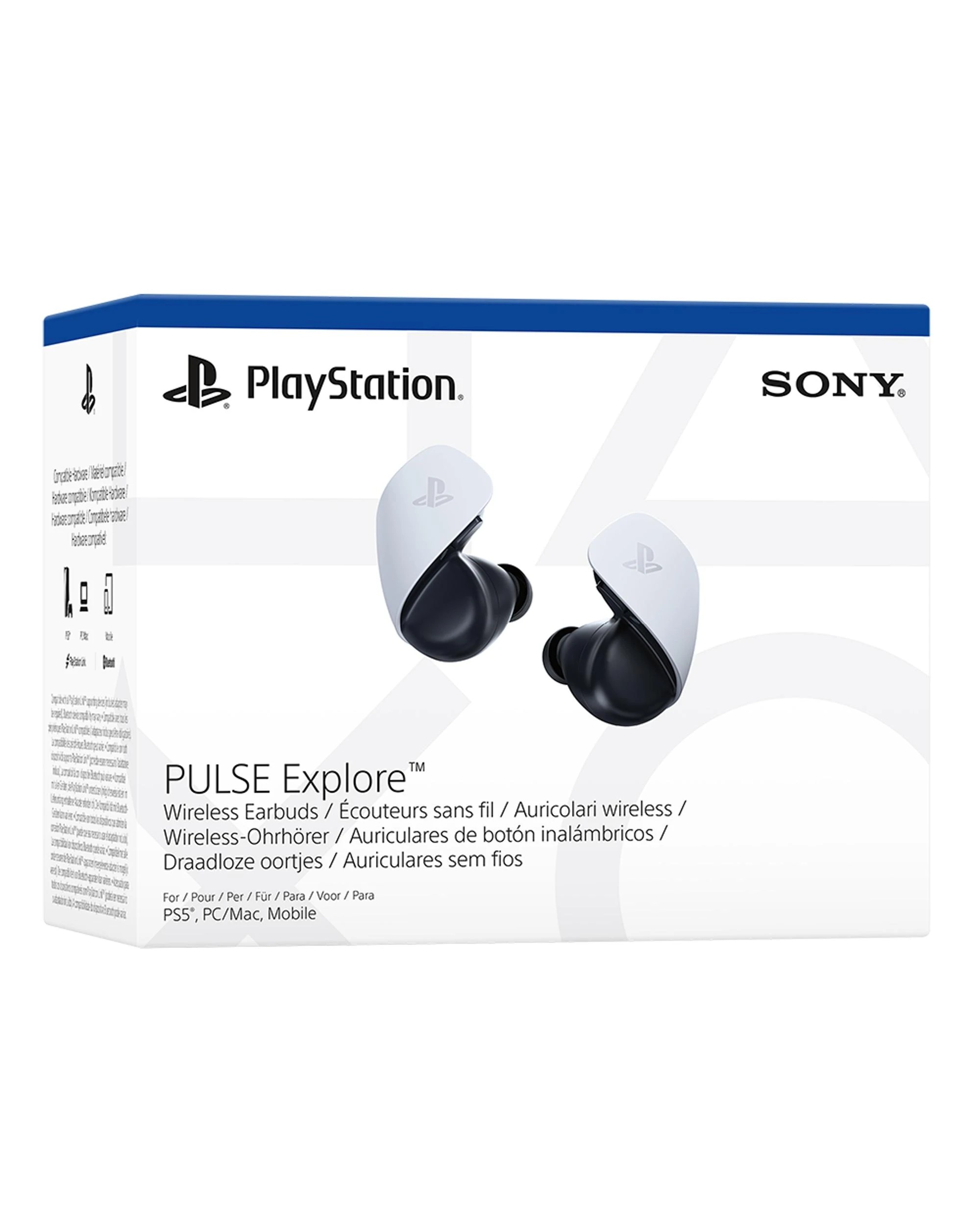 6 Sony Pulse Explore Wireless Earbuds - White, 6 of 6