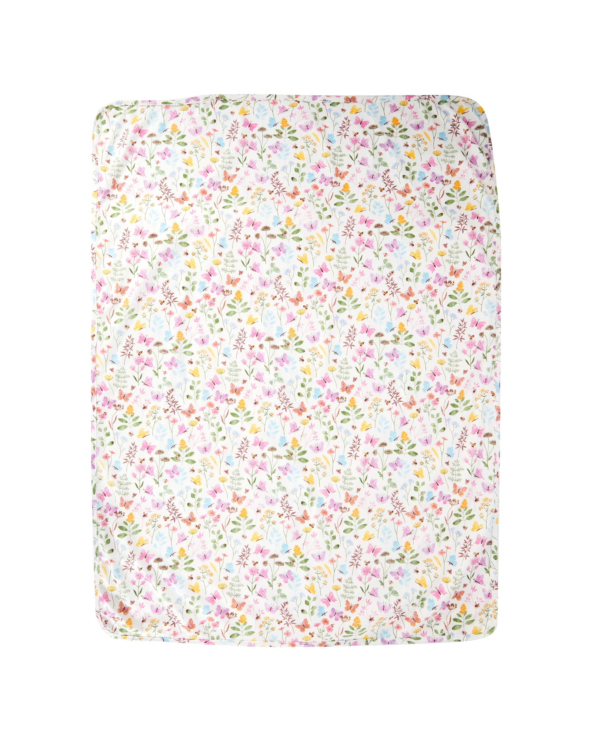 4 Cotton Jersey Blanket - Floral, 4 of 5