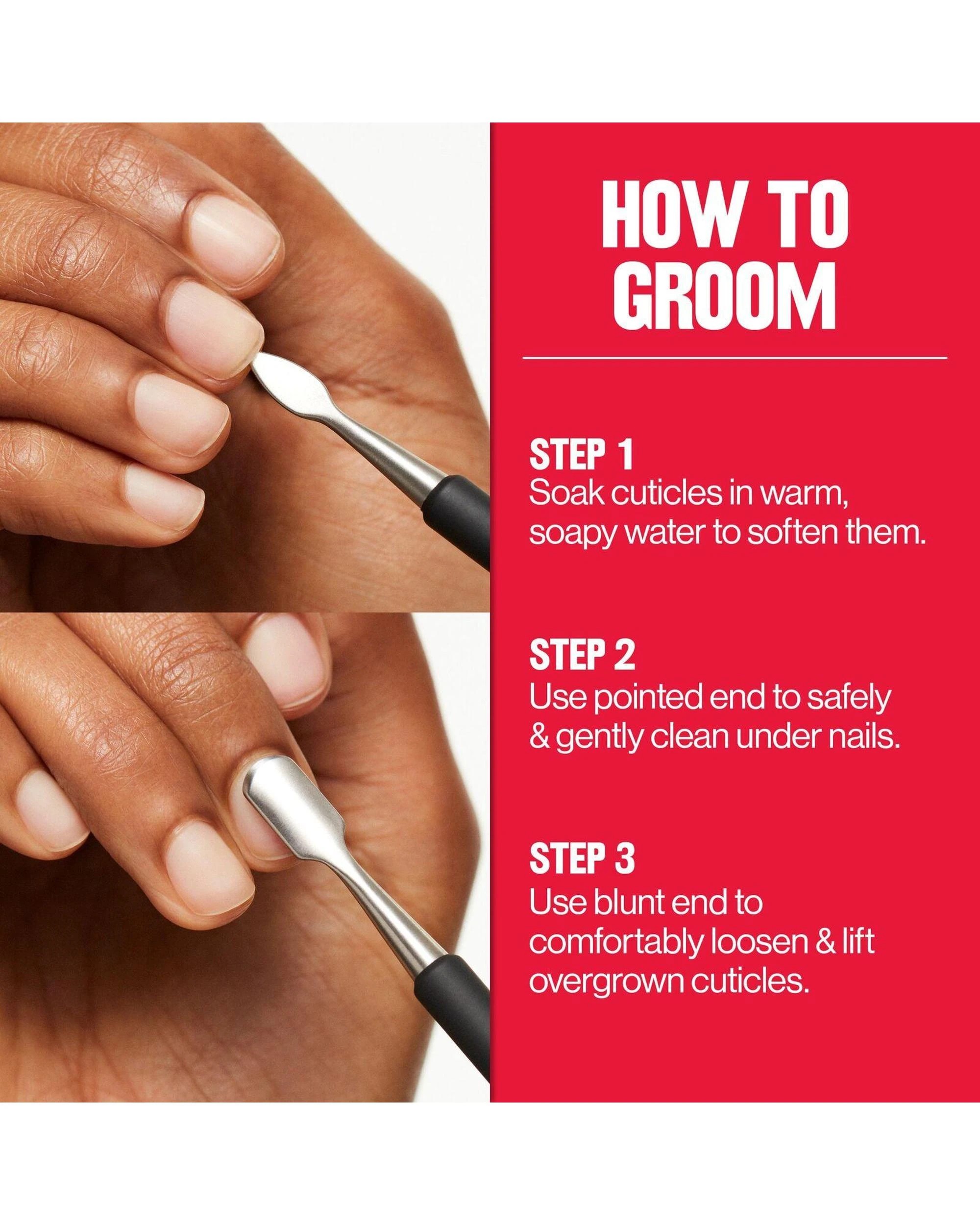 6 Revlon Dual Ended Nail Groomer - Black, 6 of 7