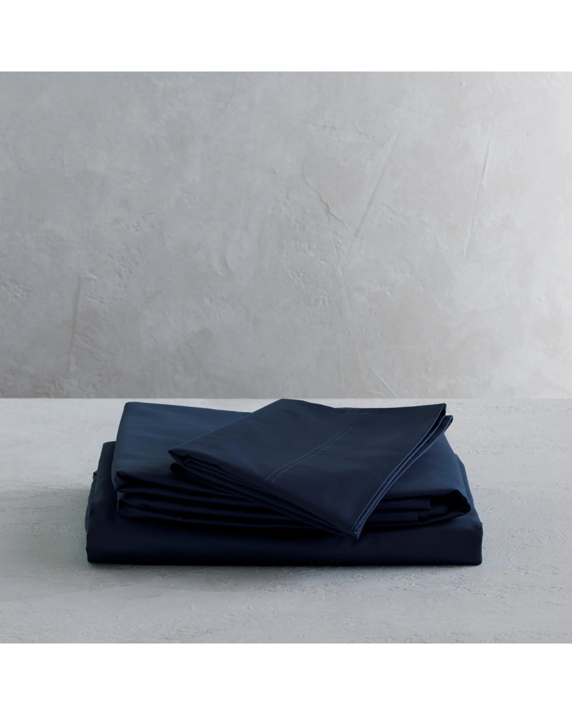 3 Bedding co Sheet Set 1200TC Egyptian Cotton Navy - King Bed - Blue, 3 of 5