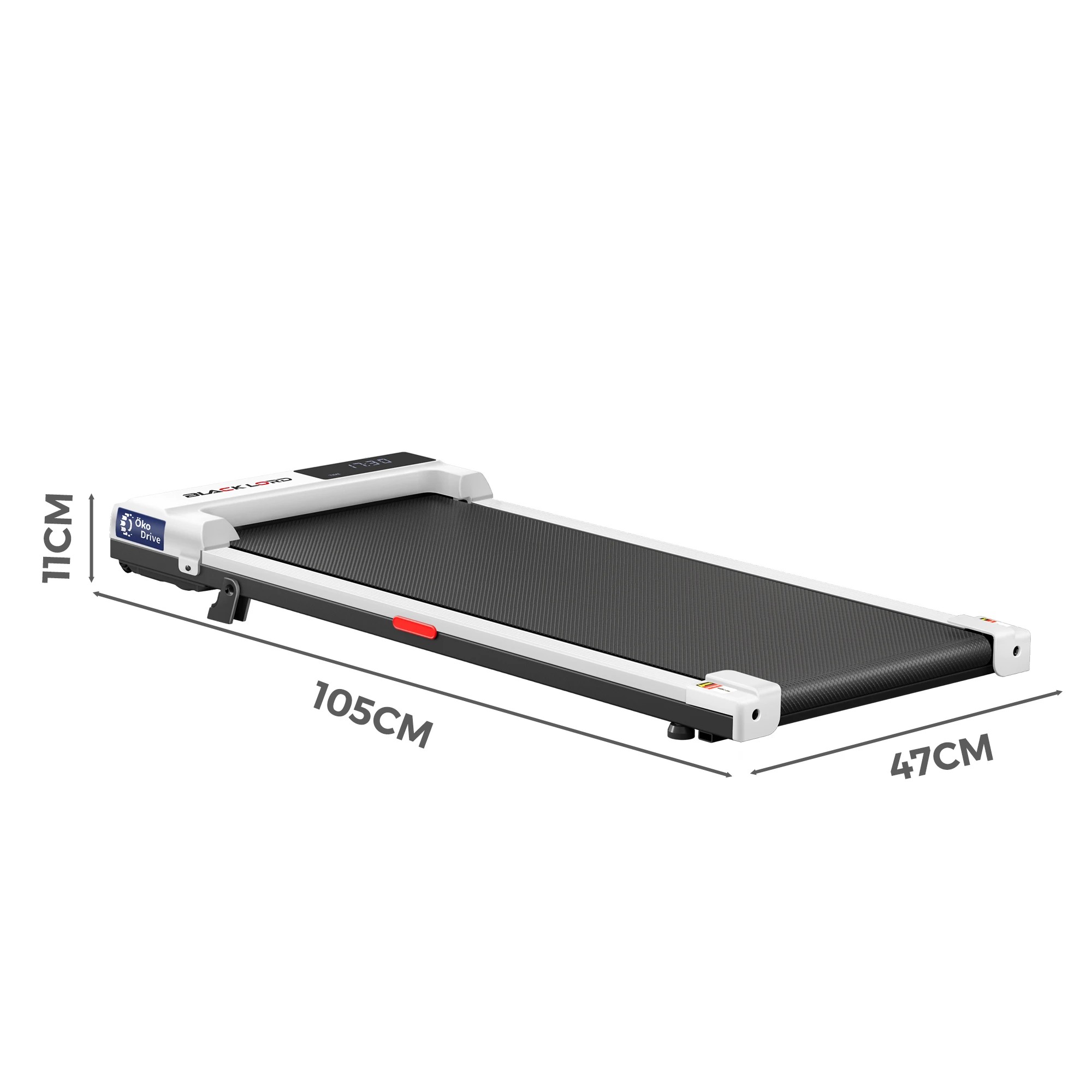 3 Black Lord Walking Pad Treadmill Electric Incline Under Desk - White, 3 of 9