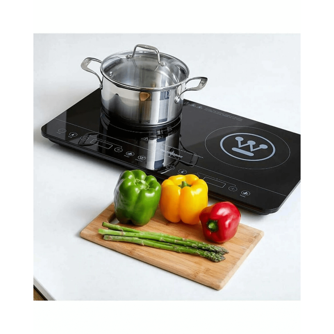 2 Westinghouse Portable Twin Induction Cooktop - Black, 2 of 2