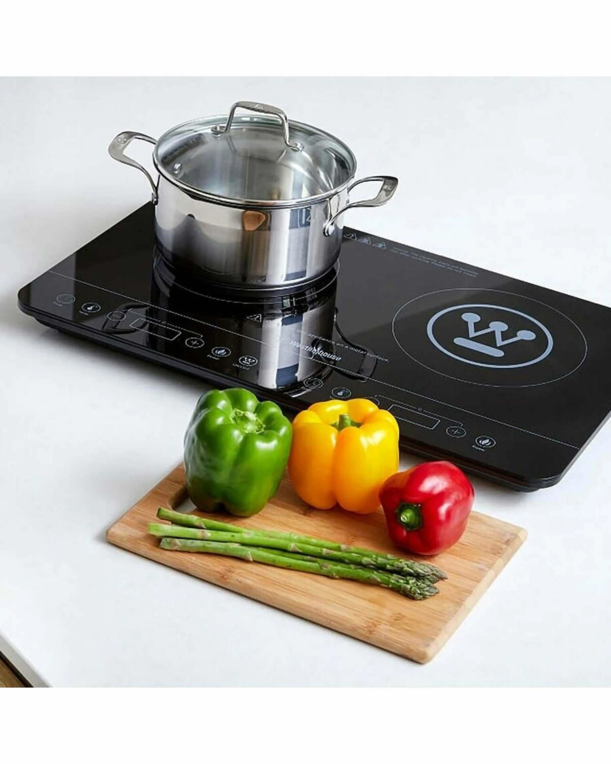 2 Westinghouse Portable Twin Induction Cooktop - Black - BLACK, 2 of 2