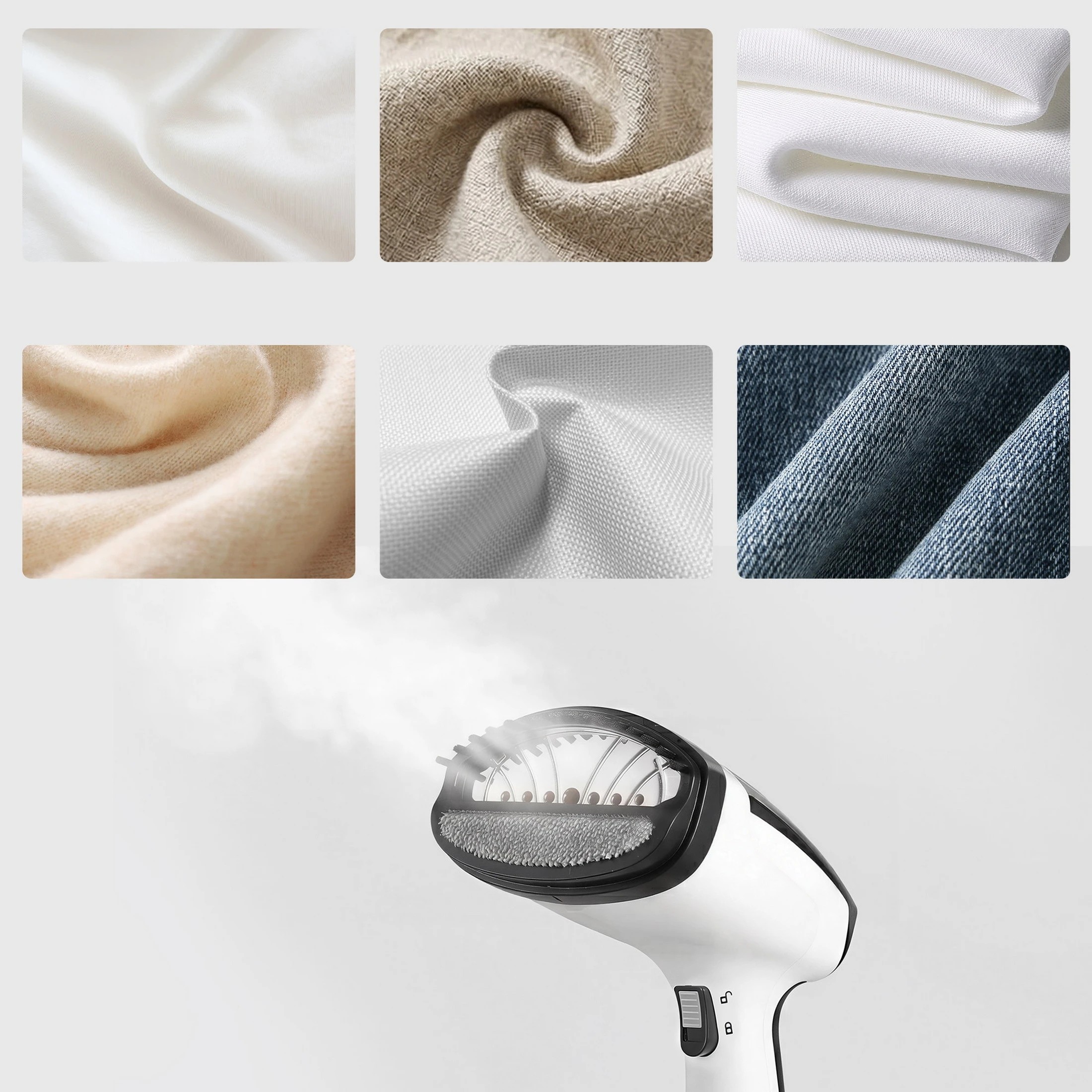 4 Devanti Clothes Steamer 1500W Fast 30s Heat-Up Portable Handheld Steam Iron for Home Travel Business - White, 4 of 9