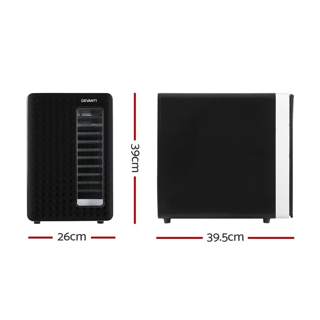 2 Devanti 10 Trays Food Dehydrator - Black, 2 of 5