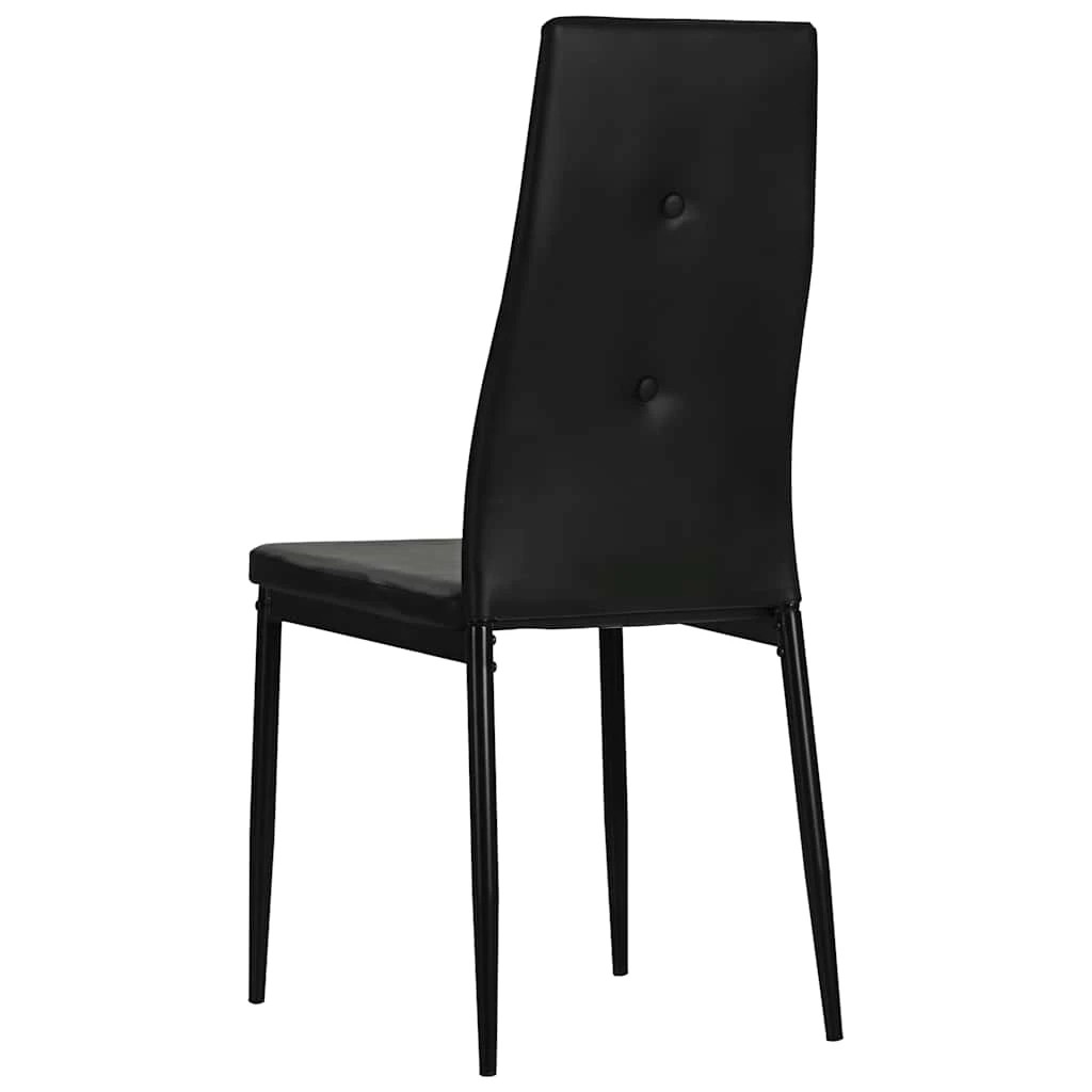 5 Vidaxl Dining Chair Dining Room Chairs - Black, 5 of 9