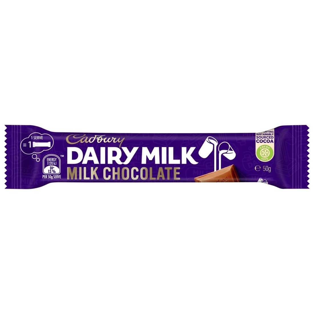 3 Cadbury Dairy Milk Chocolate Bar 50g, 3 of 3
