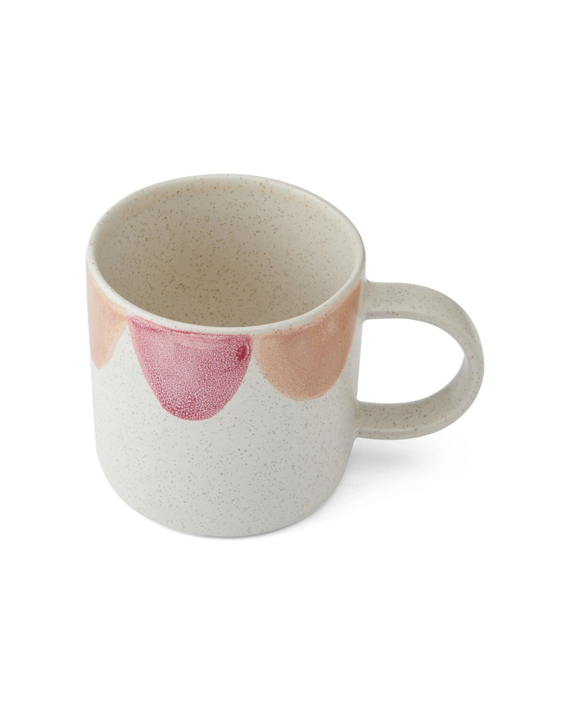 4 Mikasa 6PK Stoneware Coffee Mug Drinkware Scallop Print 380ml Microwave Dishwasher Safe - Multi, 4 of 8