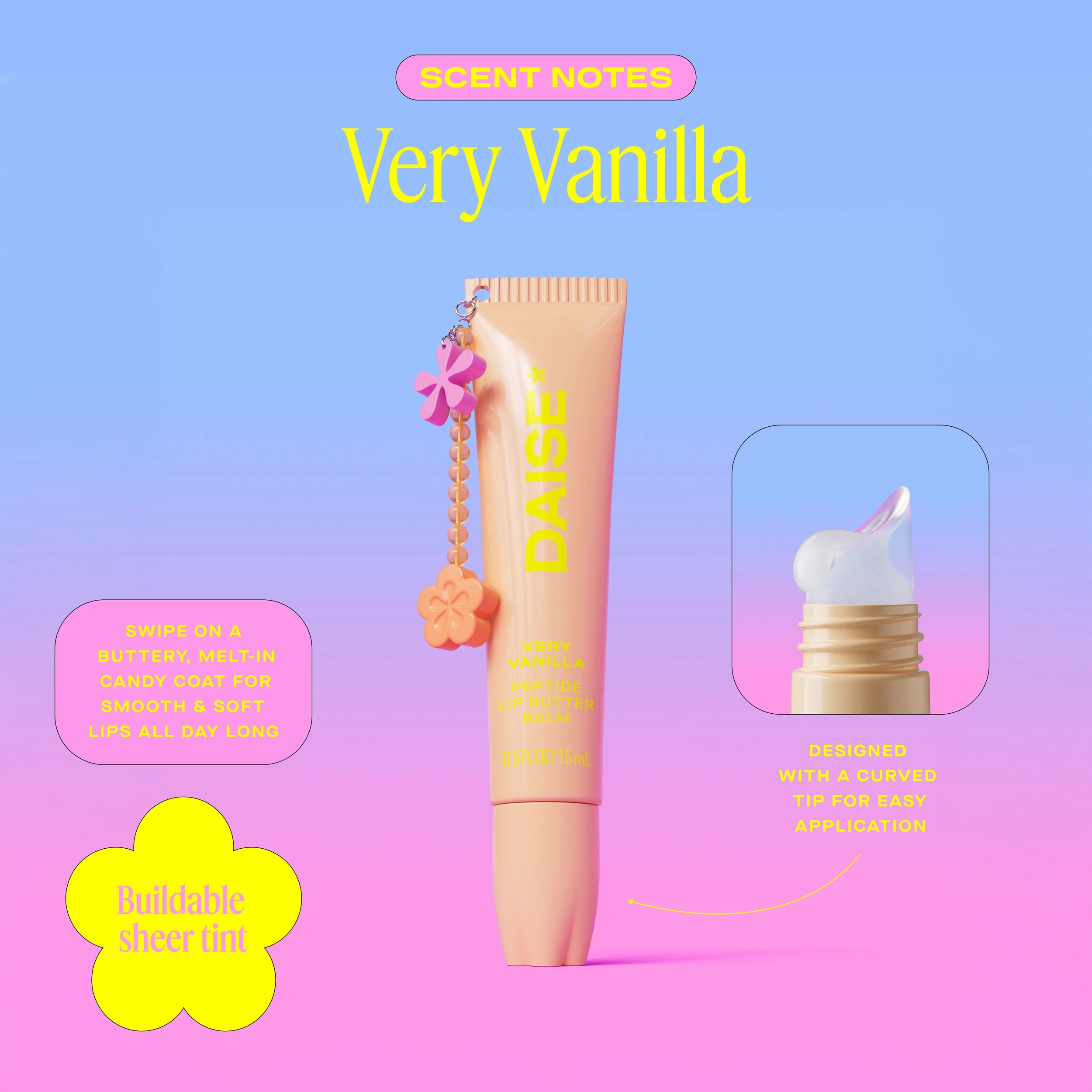 6 DAISE Peptide Lip Butter Balm 15ml - Very Vanilla, 6 of 10