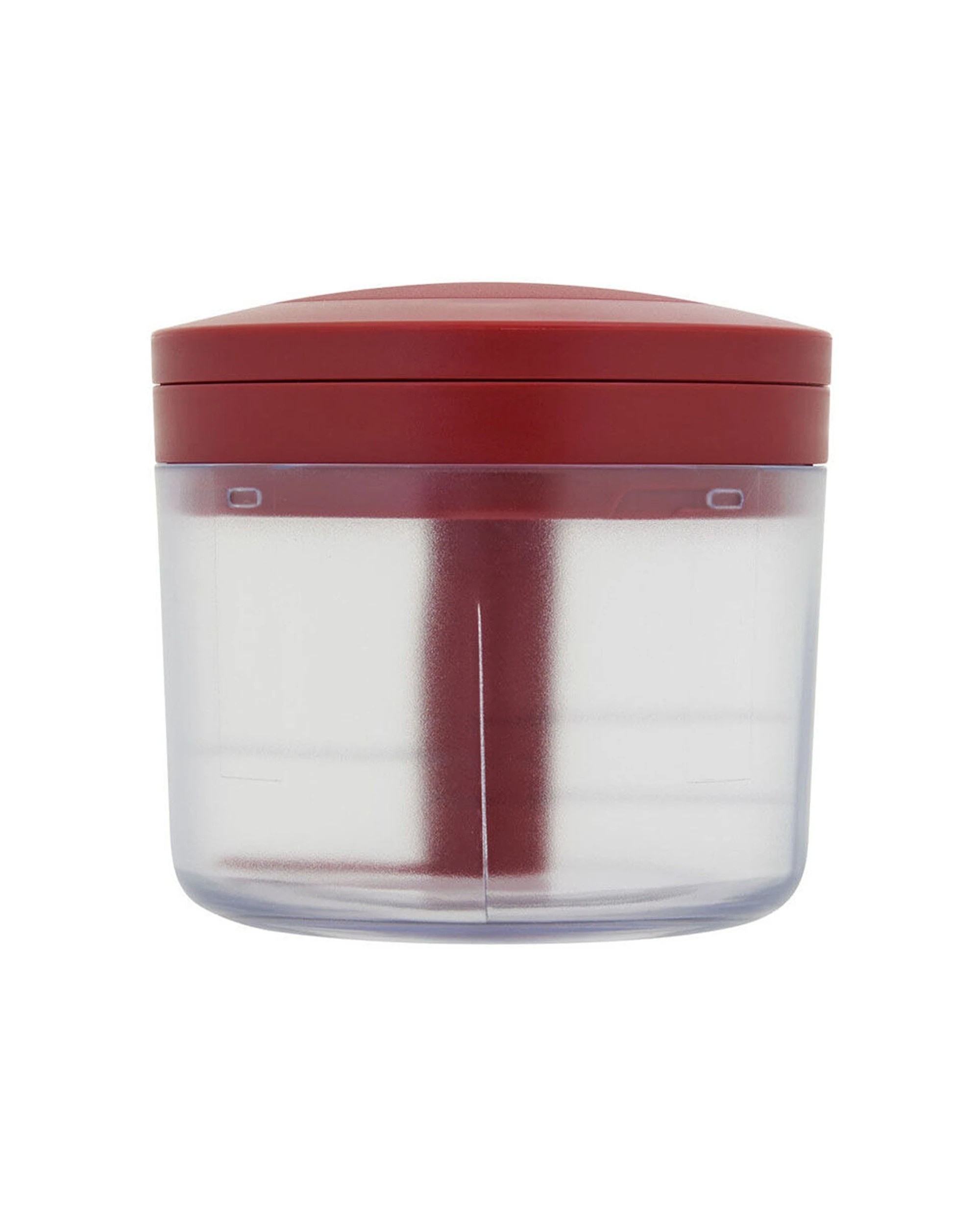 1 KitchenAid Metal Manual Food Vegetable Chopper 24oz Stainless Steel - Red, 1 of 7