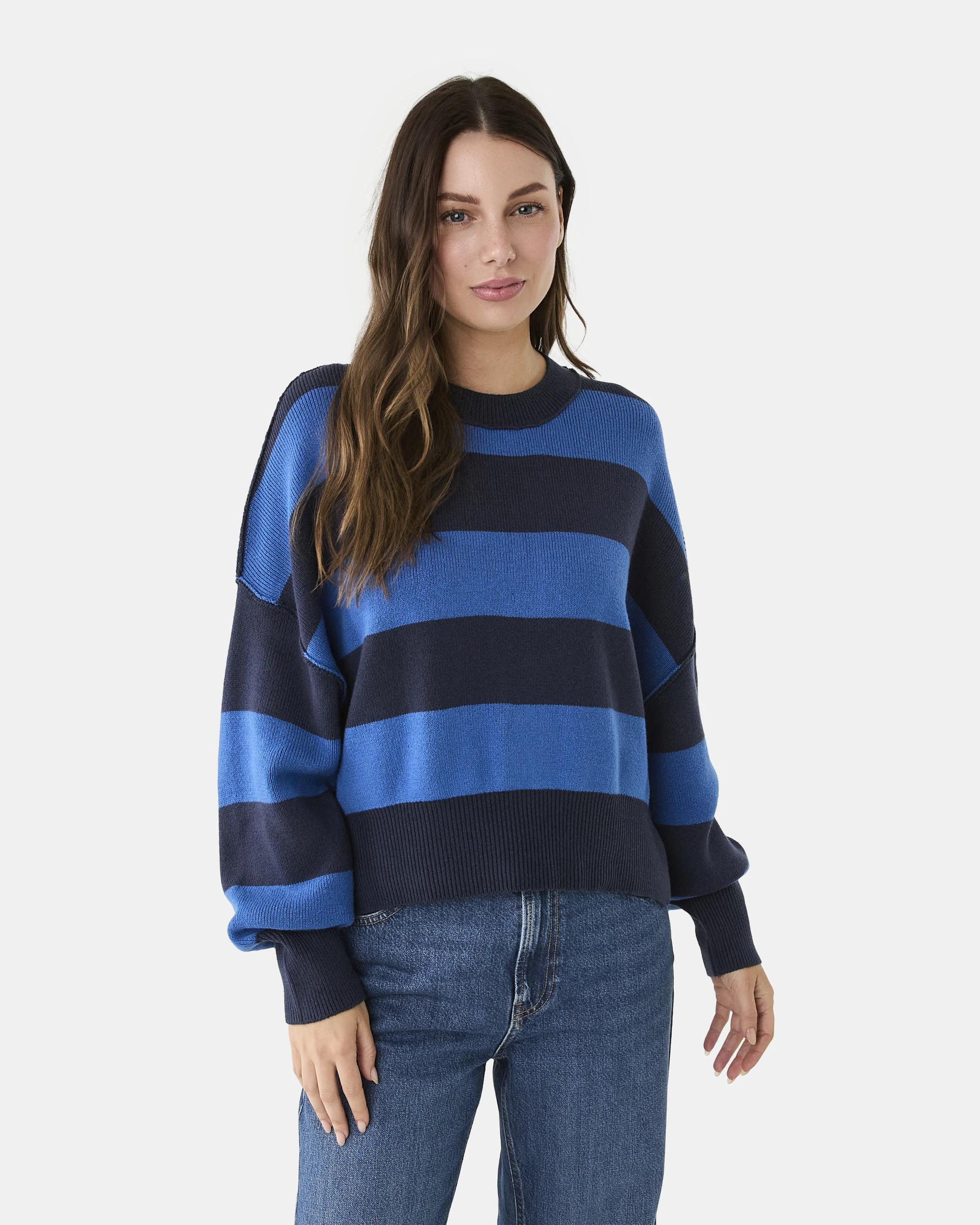 1 Oversized Crew Neck Jumper Mbpstr, 1 of 7